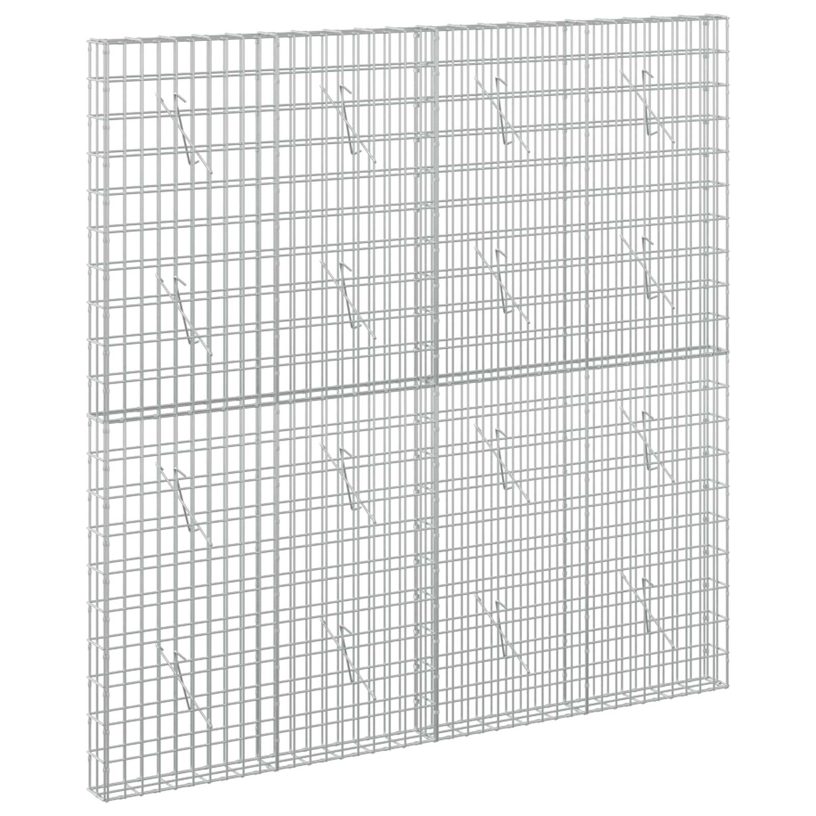 Gabion z 3,5 mm žico in 5x10 cm mrežo 200x10x200 cm