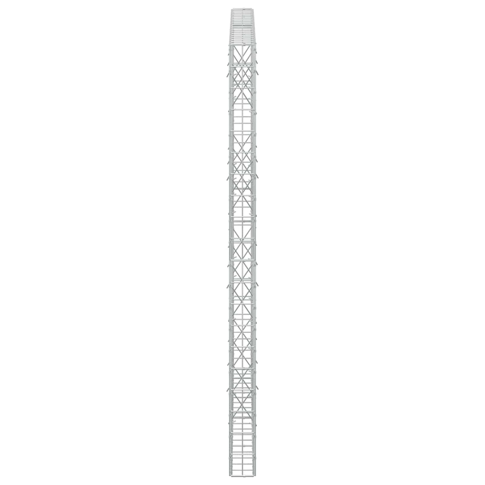 Gabion z 3,5 mm žico in 5x10 cm mrežo 200x10x200 cm
