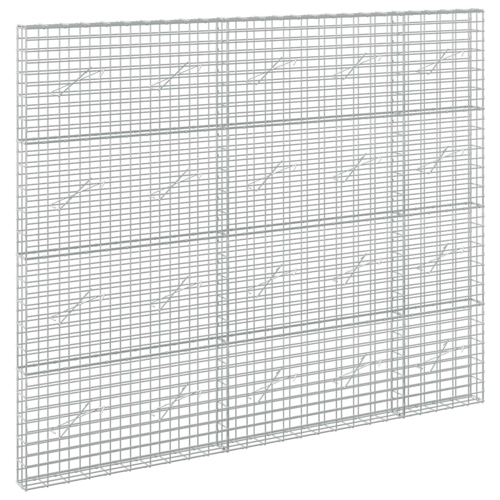 Gabion z 3,5 mm žico in 5x10 cm mrežo 250x10x200 cm