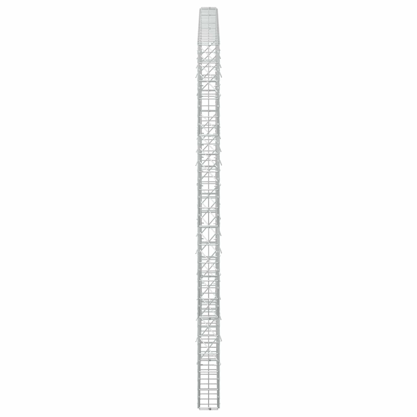 Gabion z 3,5 mm žico in 5x10 cm mrežo 250x10x200 cm