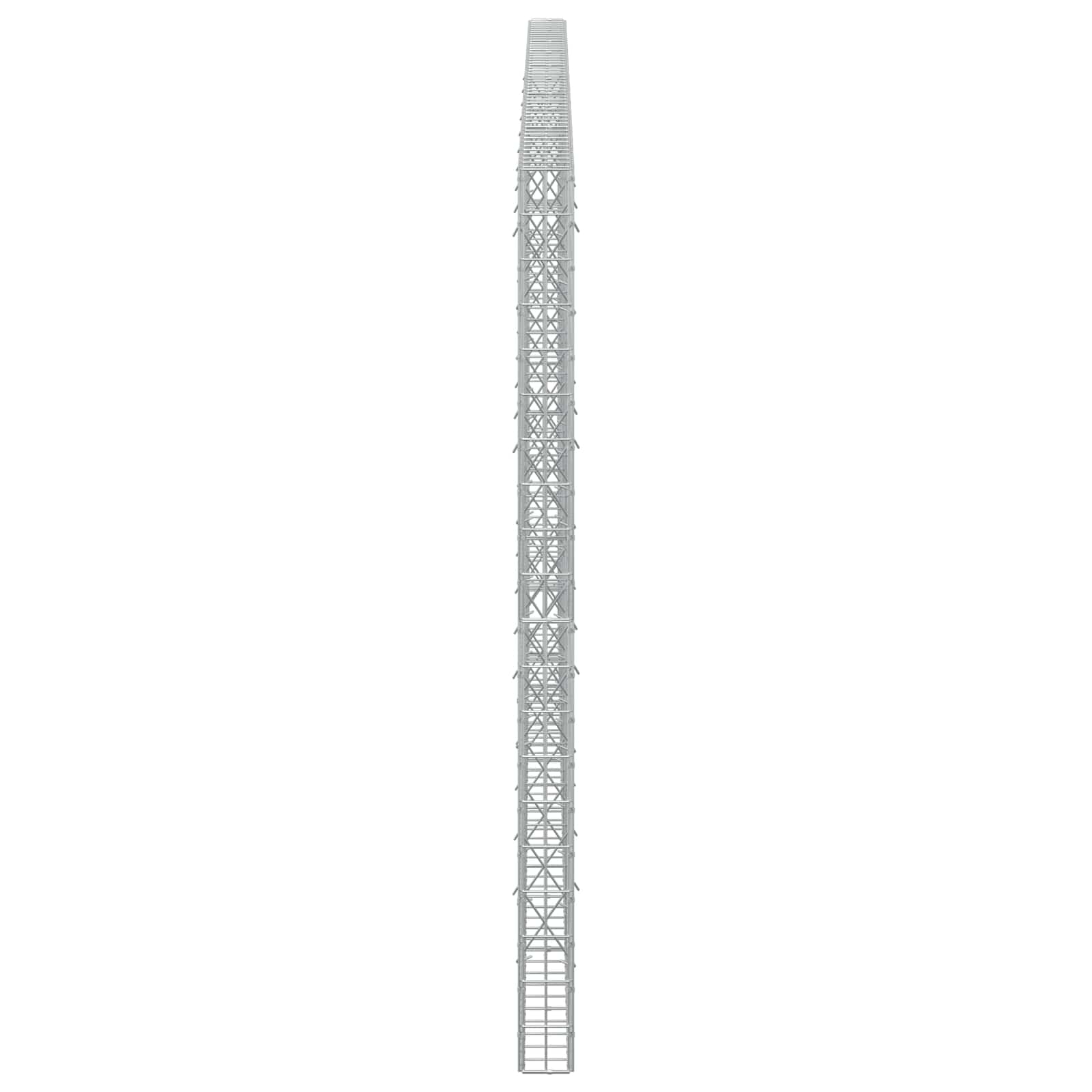Gabion z 3,5 mm žico in 5x10 cm mrežo 500x10x200 cm