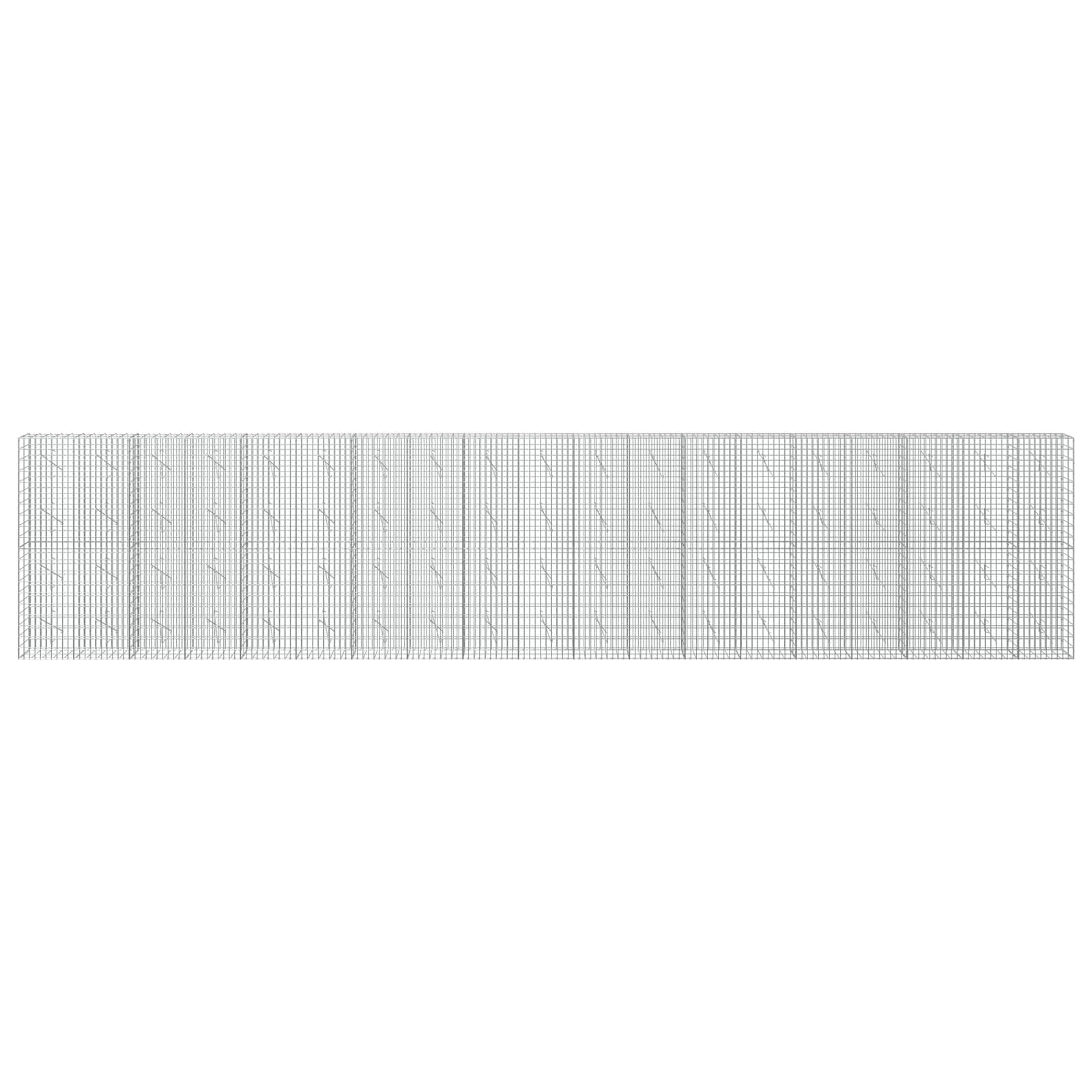Gabion z 3,5 mm žico in 5x10 cm mrežo 950x10x200 cm