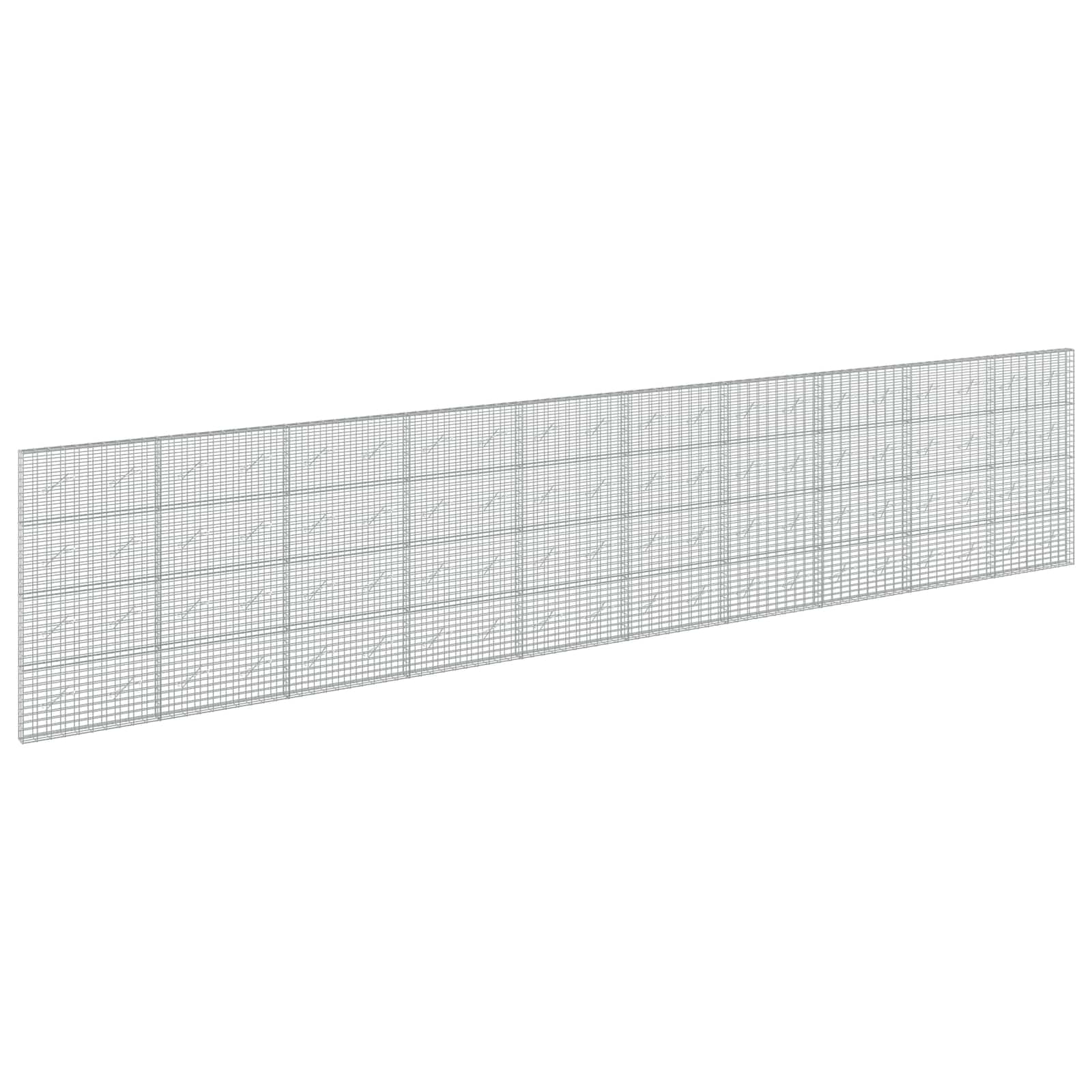 Gabion z 3,5 mm žico in 5x10 cm mrežo 1000x10x200 cm