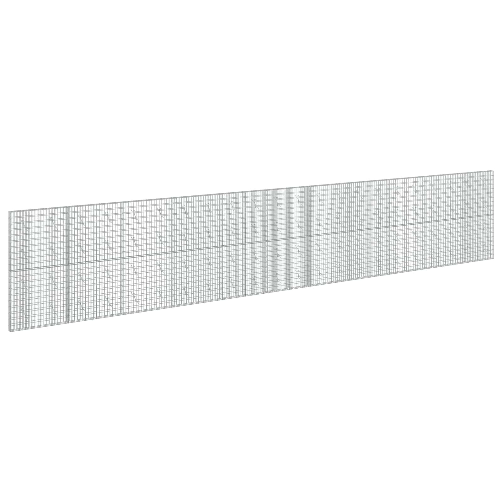 Gabion z 3,5 mm žico in 5x10 cm mrežo 1100x10x200 cm