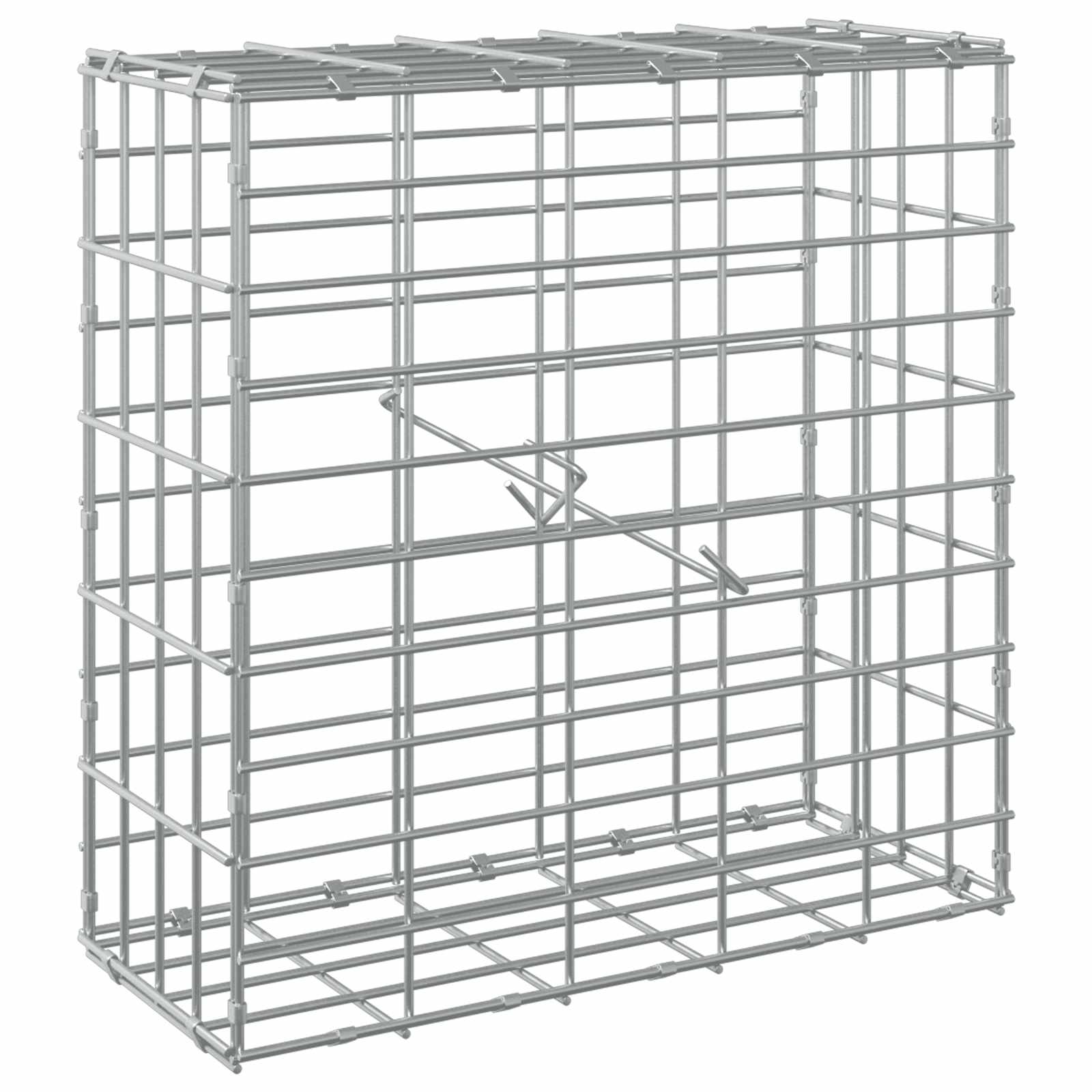 vidaXL Gabion s drátem 3,5 mm a síťkou 5x10 cm 50x20x50 cm