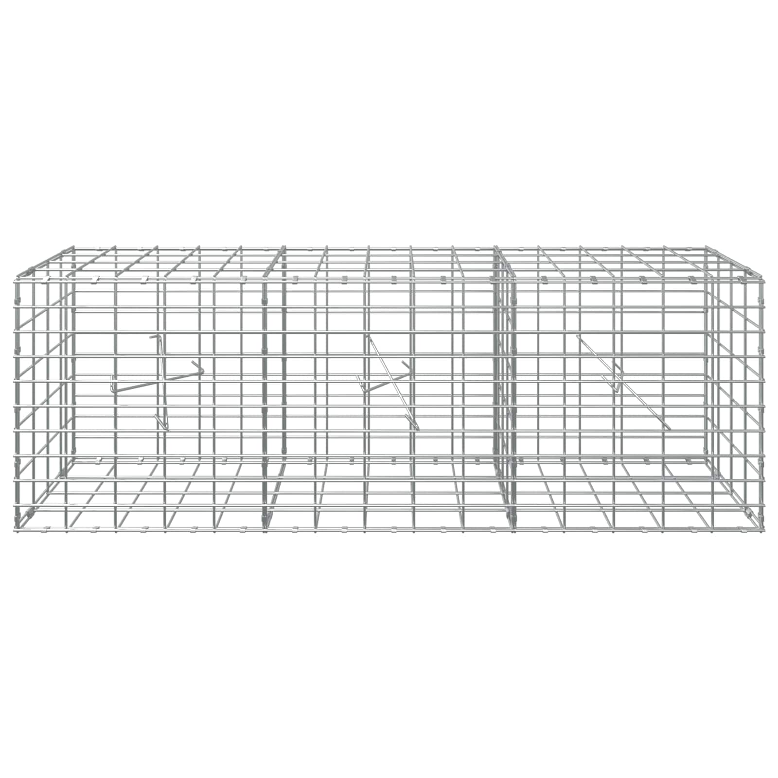 Gabion z 3,5 mm žico in 5x10 cm mrežo 150x20x50 cm