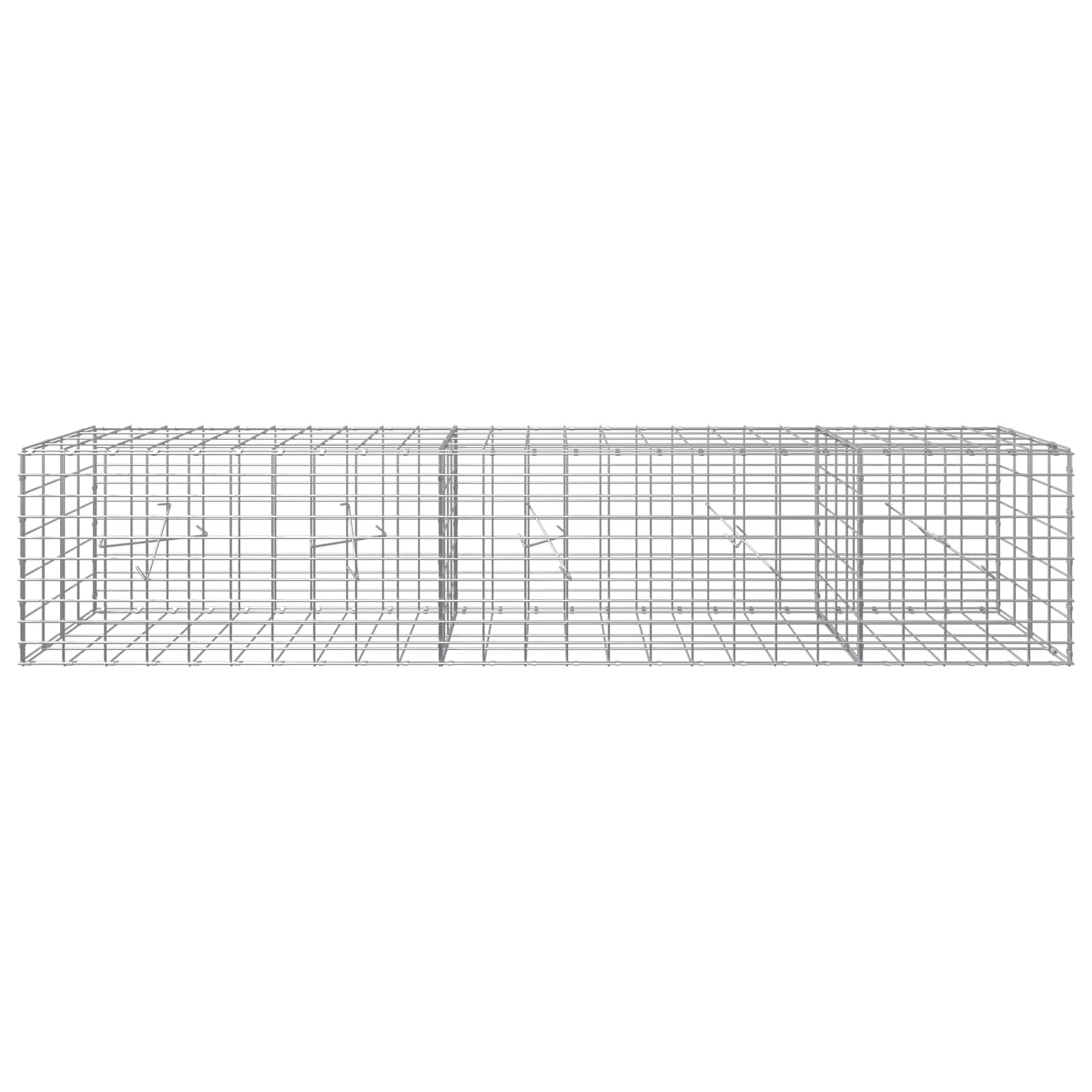Gabion z 3,5 mm žico in 5x10 cm mrežo 250x20x50 cm