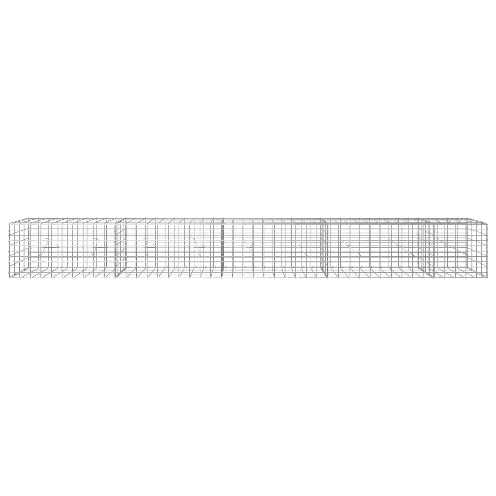 Gabion z 3,5 mm žico in 5x10 cm mrežo 450x20x50 cm
