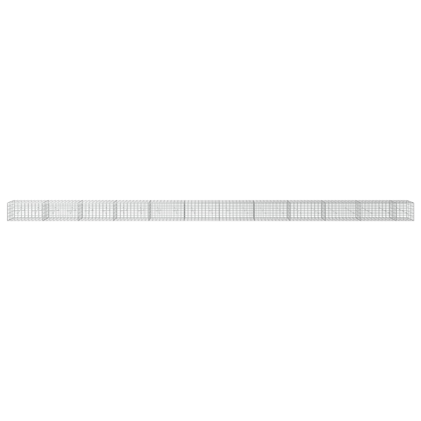 Gabion z 3,5 mm žico in 5x10 cm mrežo 1150x20x50 cm