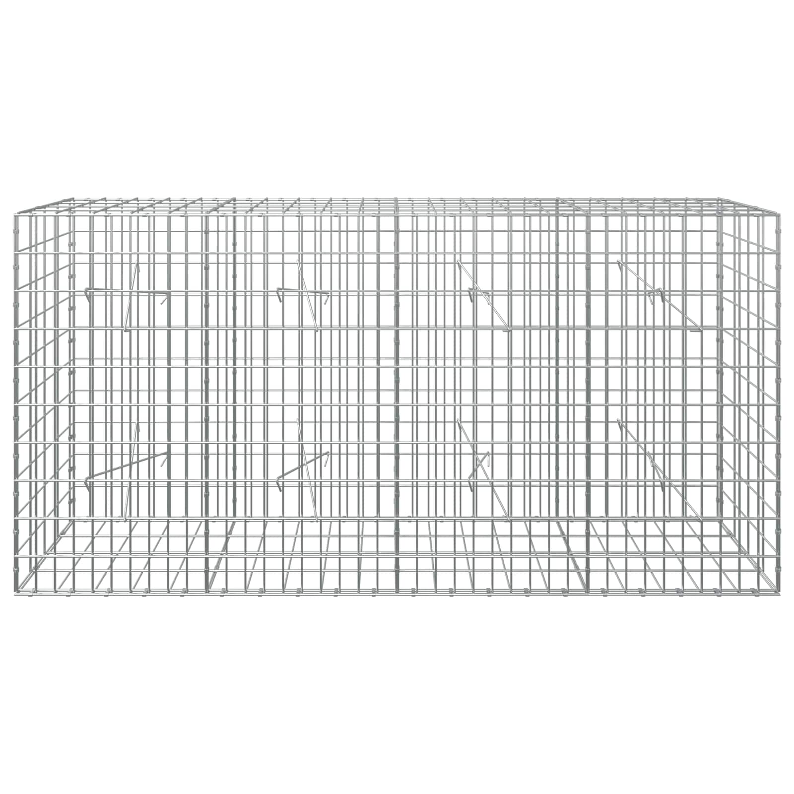 Gabion z 3,5 mm žico in 5x10 cm mrežo 200x20x100 cm