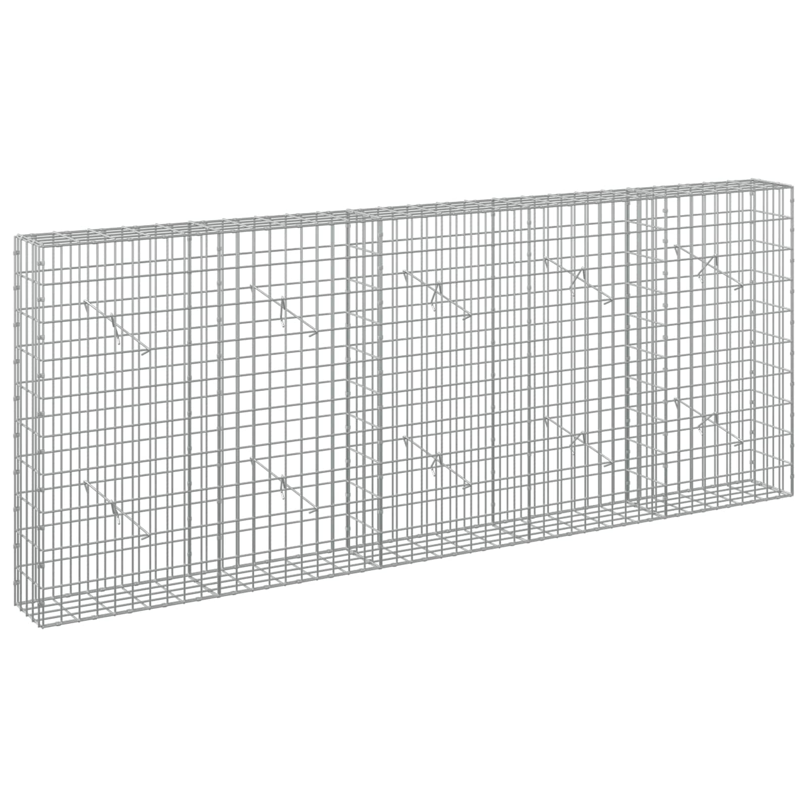 Gabion z 3,5 mm žico in 5x10 cm mrežo 250x20x100 cm
