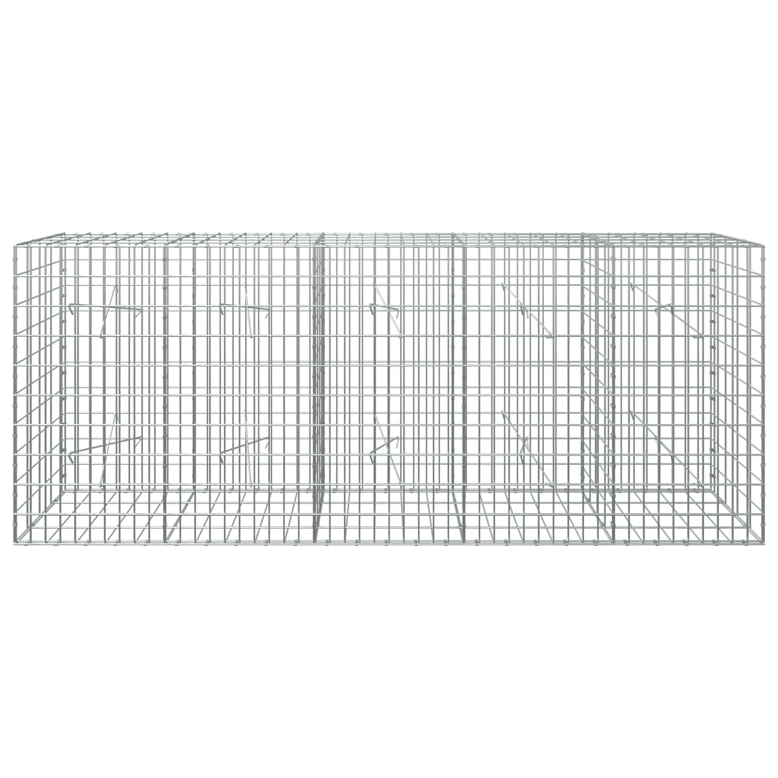 Gabion z 3,5 mm žico in 5x10 cm mrežo 250x20x100 cm