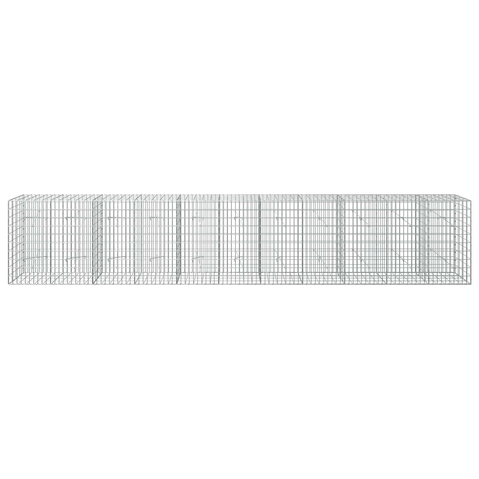 Gabion z 3,5 mm žico in 5x10 cm mrežo 550x20x100 cm