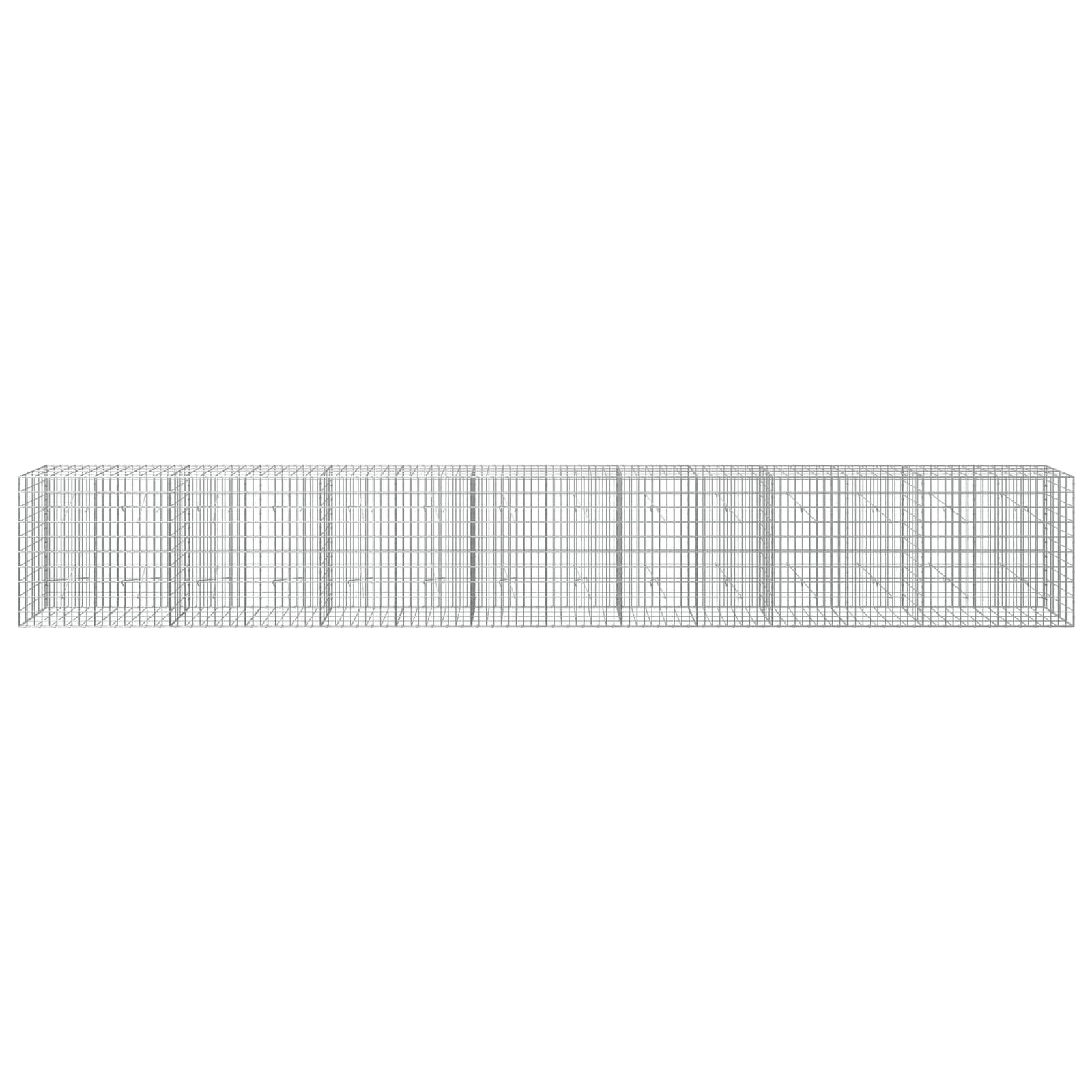 Gabion z 3,5 mm žico in 5x10 cm mrežo 700x20x100 cm