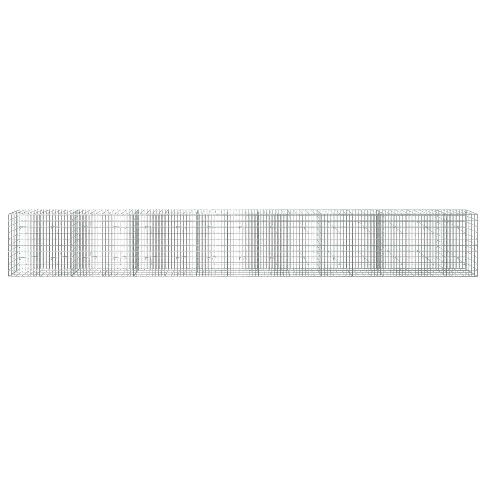 Gabion z 3,5 mm žico in 5x10 cm mrežo 750x20x100 cm