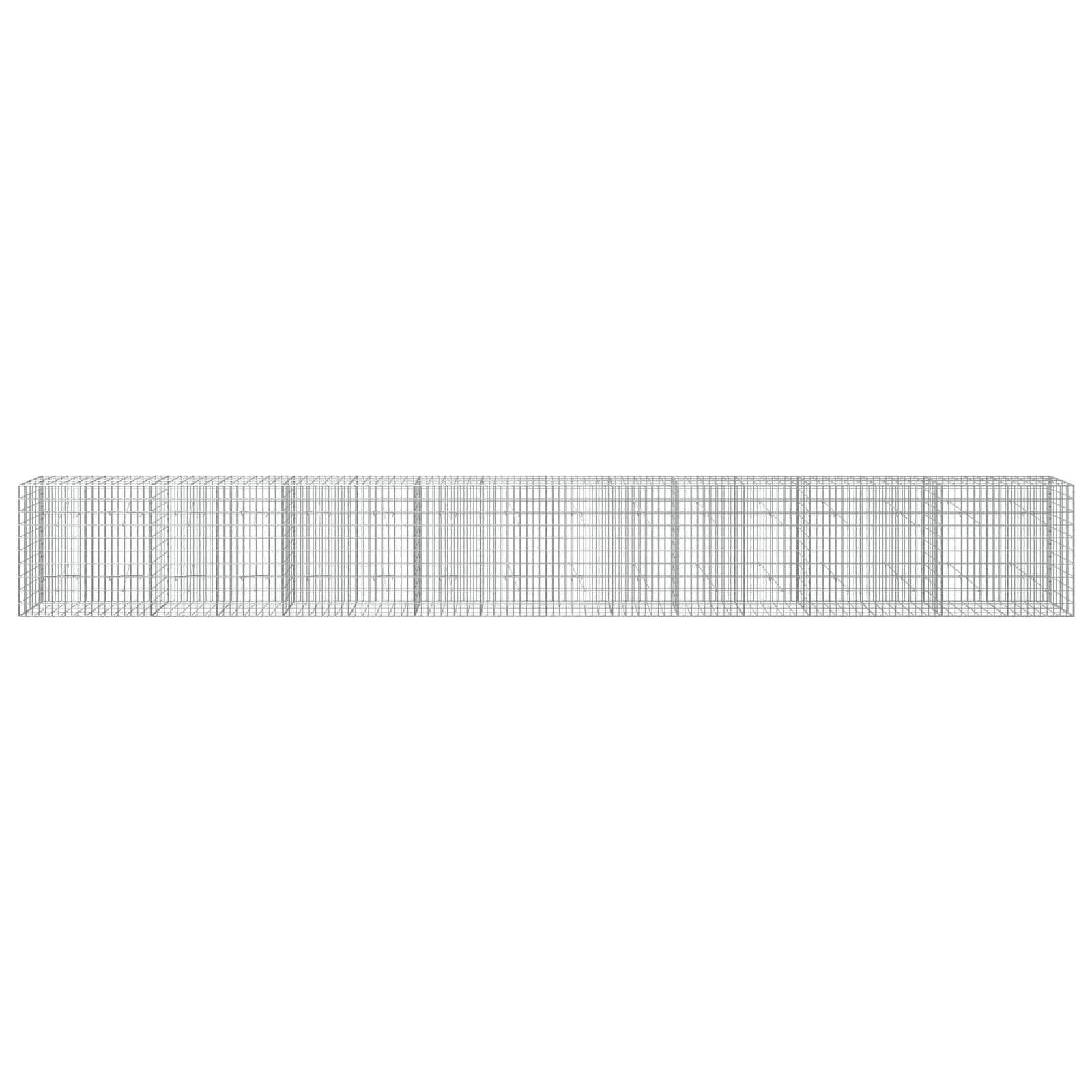 Gabion z 3,5 mm žico in 5x10 cm mrežo 800x20x100 cm