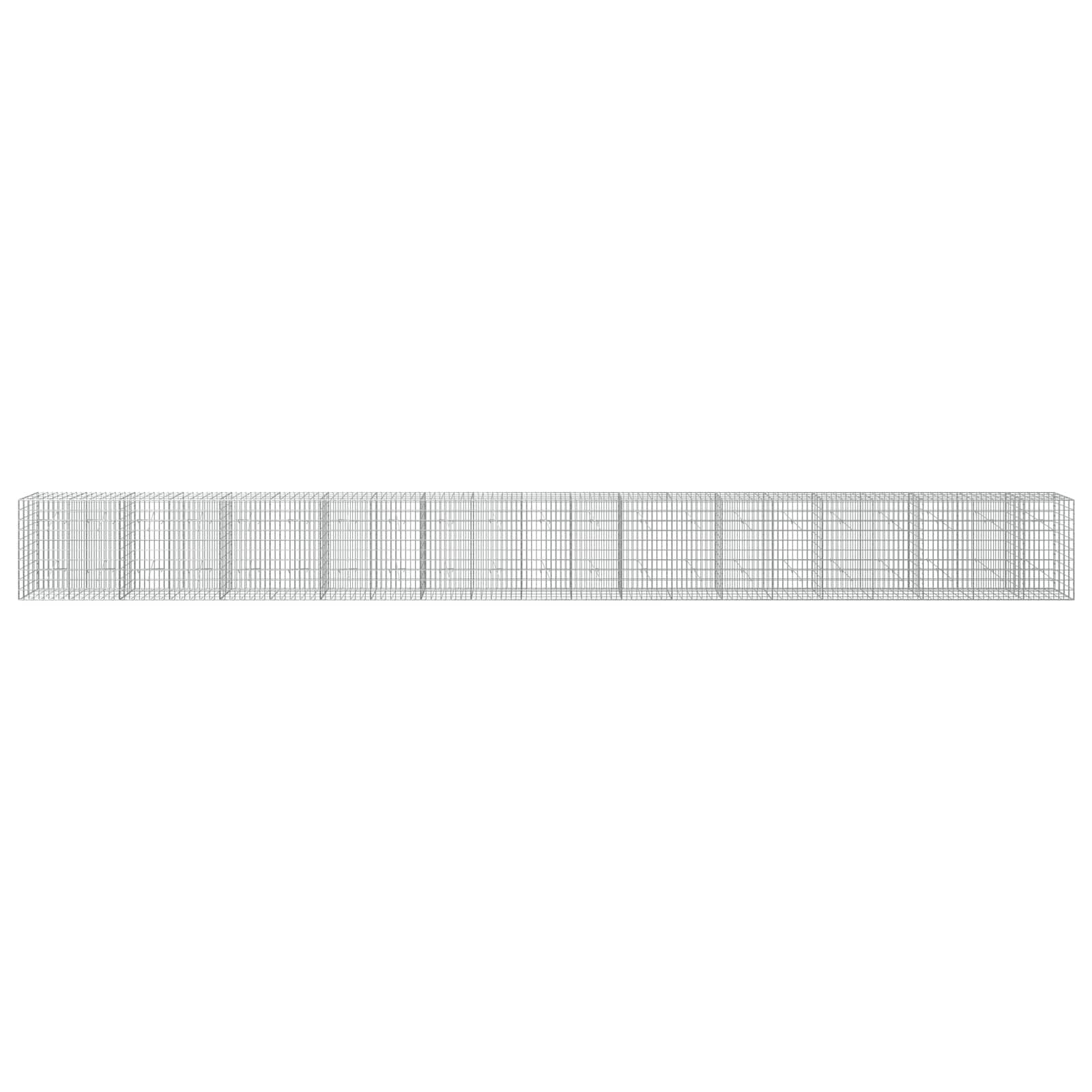 Gabion z 3,5 mm žico in 5x10 cm mrežo 1050x20x100 cm