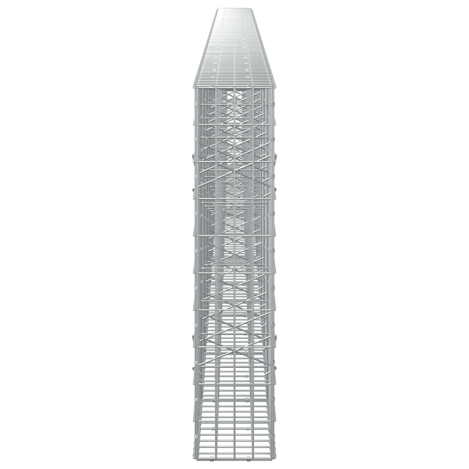 Gabion z 3,5 mm žico in 5x10 cm mrežo 1050x20x100 cm