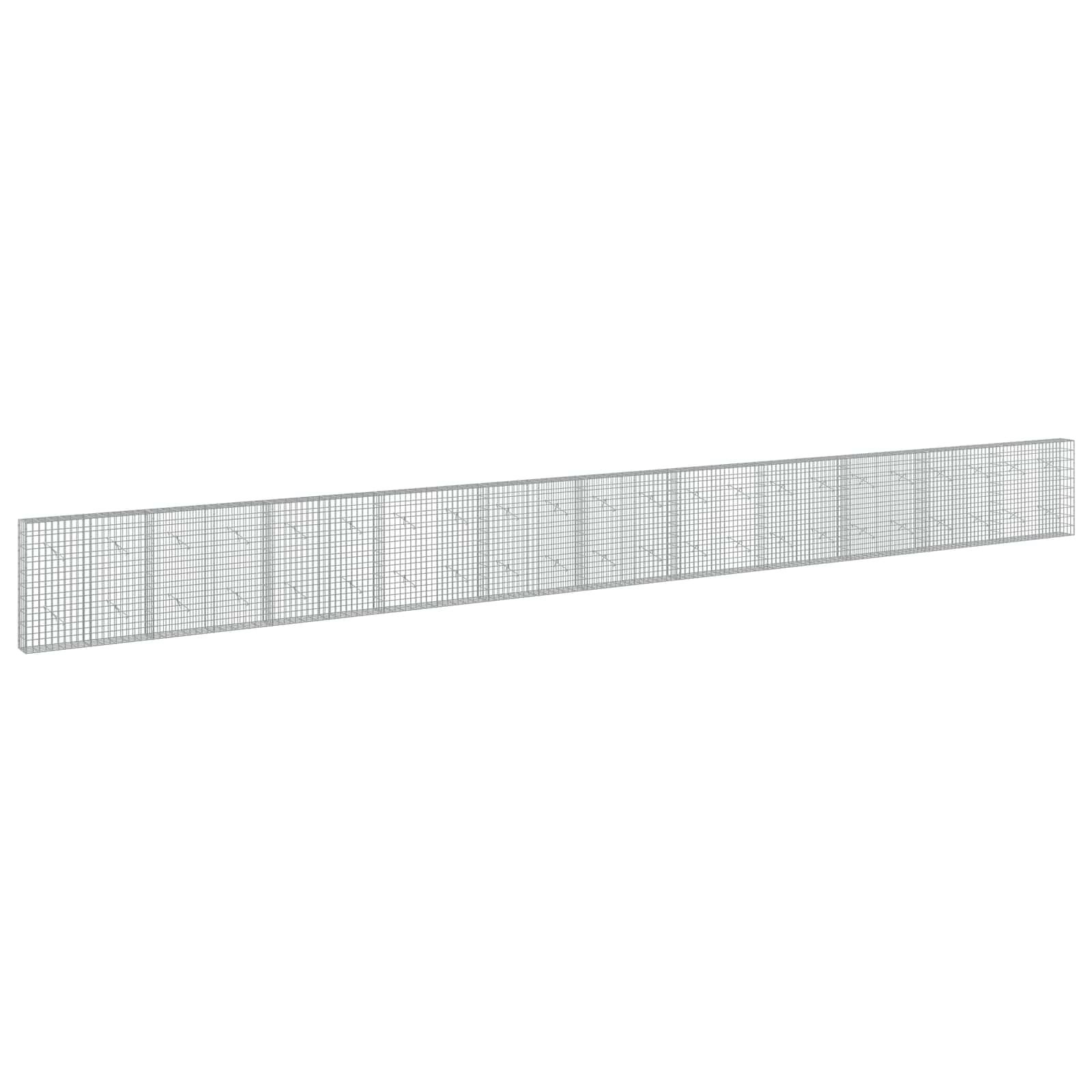 Gabion z 3,5 mm žico in 5x10 cm mrežo 1100x20x100 cm