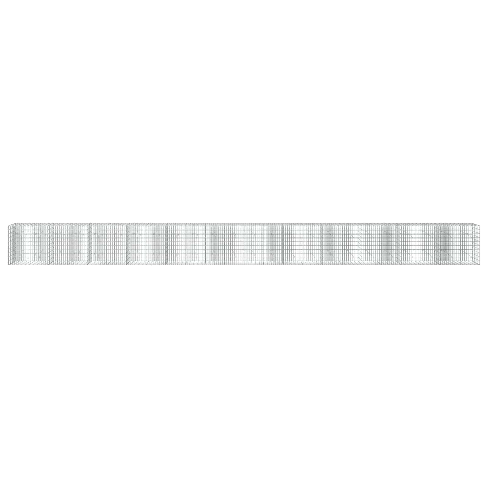 Gabion z 3,5 mm žico in 5x10 cm mrežo 1200x20x100 cm