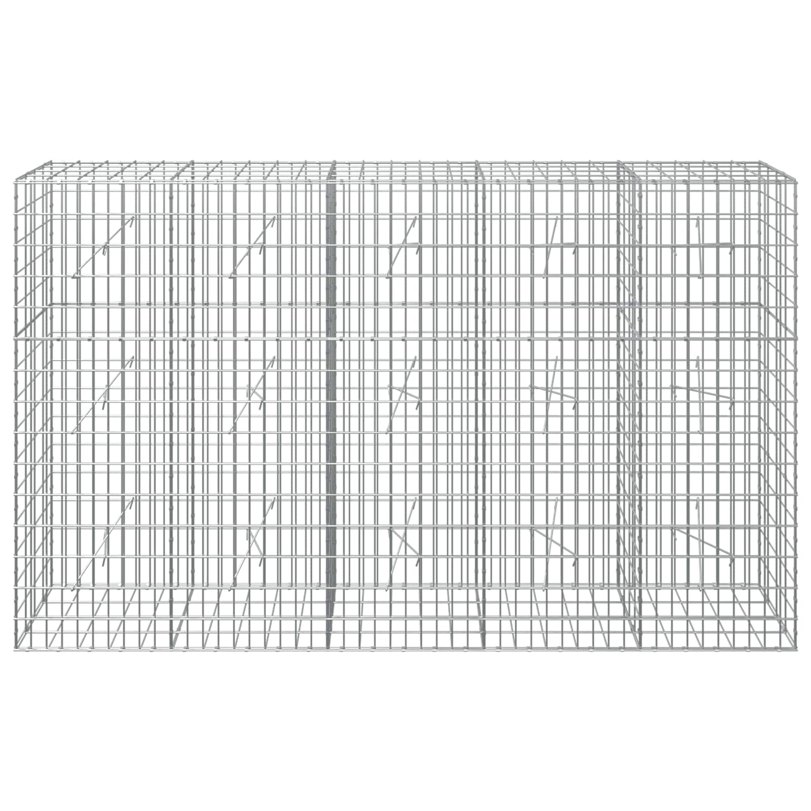 Γκαμπιόν με σύρμα 3,5 mm και πλέγμα 5x10 cm 250x20x150 εκ. - Image 3