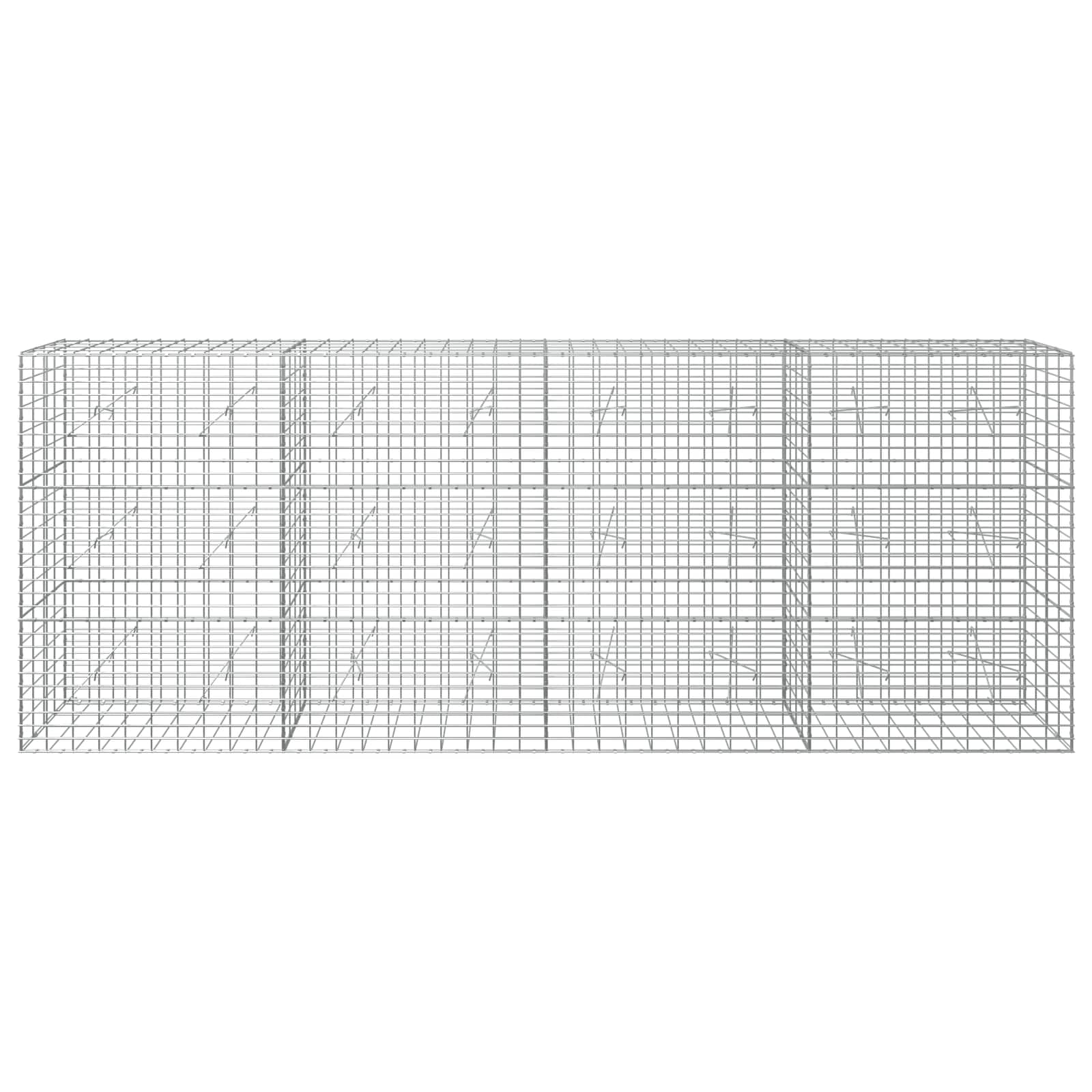 Gabion z 3,5 mm žico in 5x10 cm mrežo 400x20x150 cm