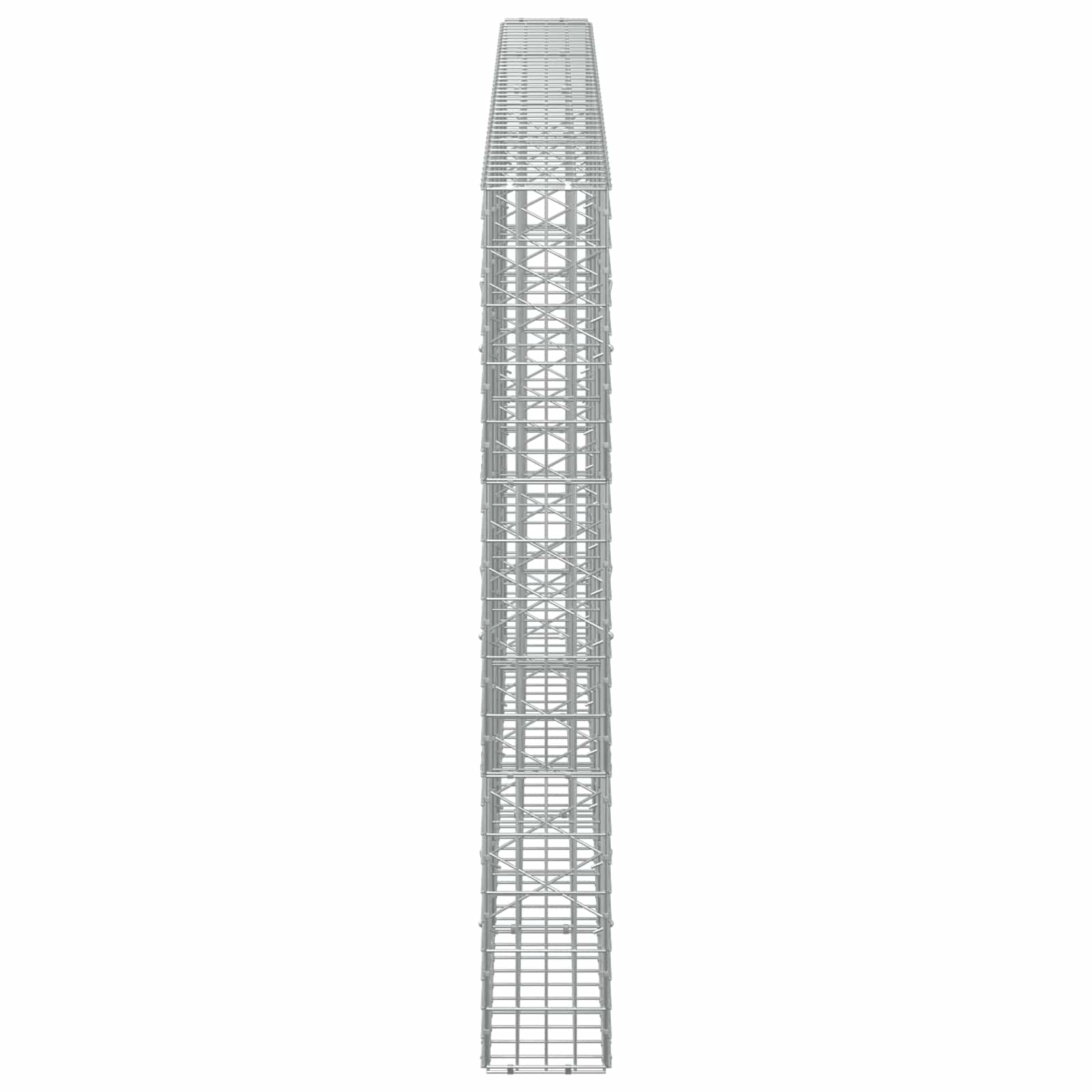 Gabion z 3,5 mm žico in 5x10 cm mrežo 400x20x150 cm
