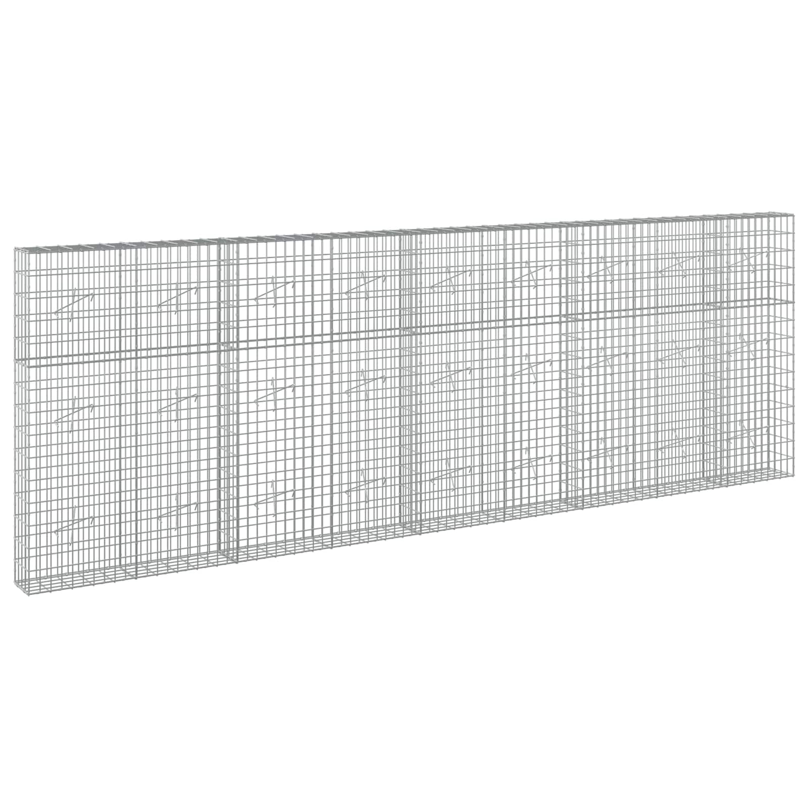 Gabion z 3,5 mm žico in 5x10 cm mrežo 450x20x150 cm