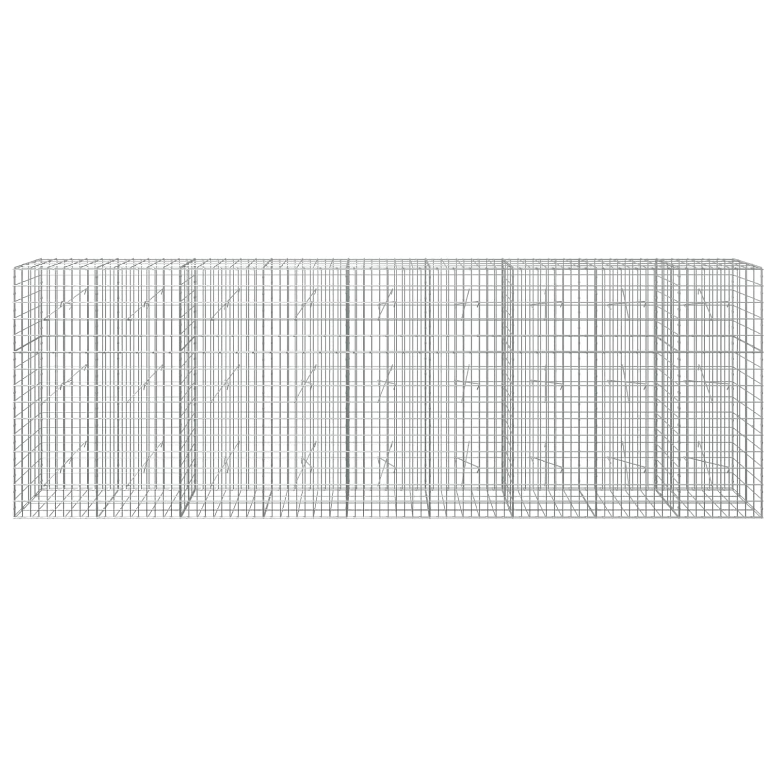 Gabion z 3,5 mm žico in 5x10 cm mrežo 450x20x150 cm