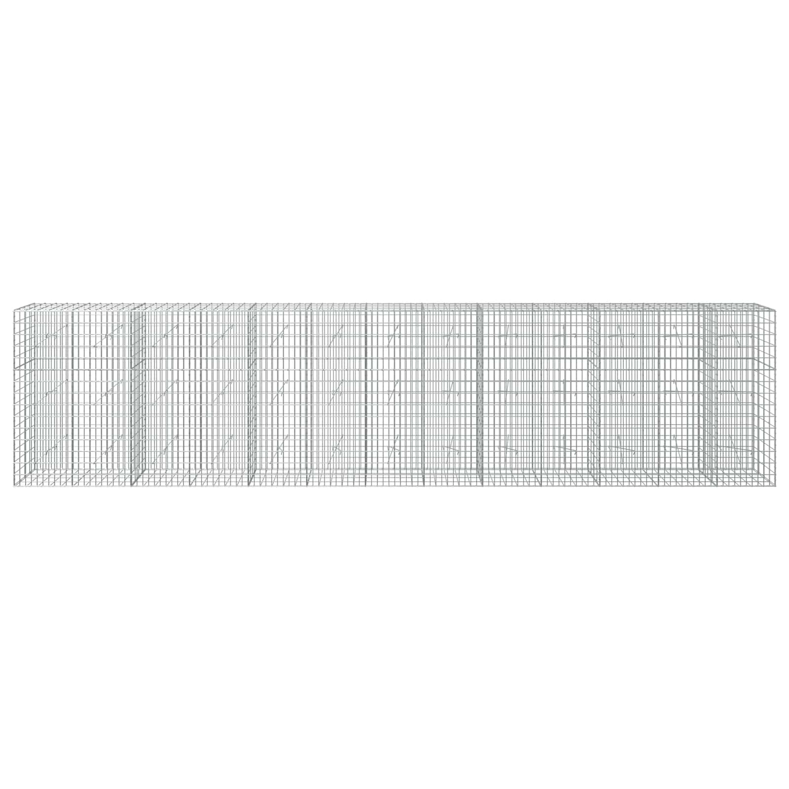 Gabion z 3,5 mm žico in 5x10 cm mrežo 650x20x150 cm