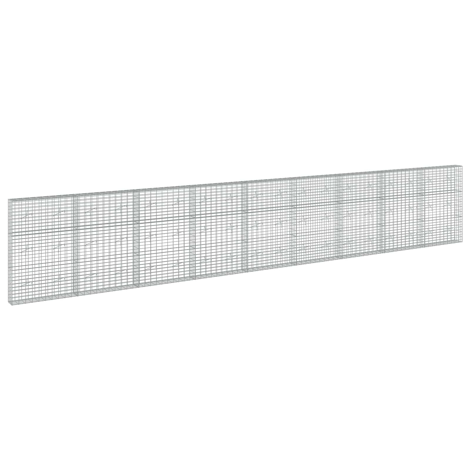 Gabion z 3,5 mm žico in 5x10 cm mrežo 900x20x150 cm