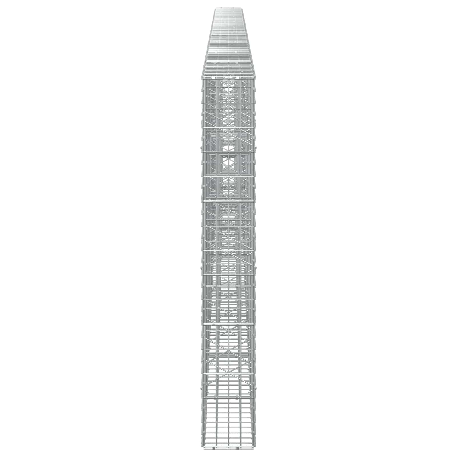 Gabion z 3,5 mm žico in 5x10 cm mrežo 900x20x150 cm