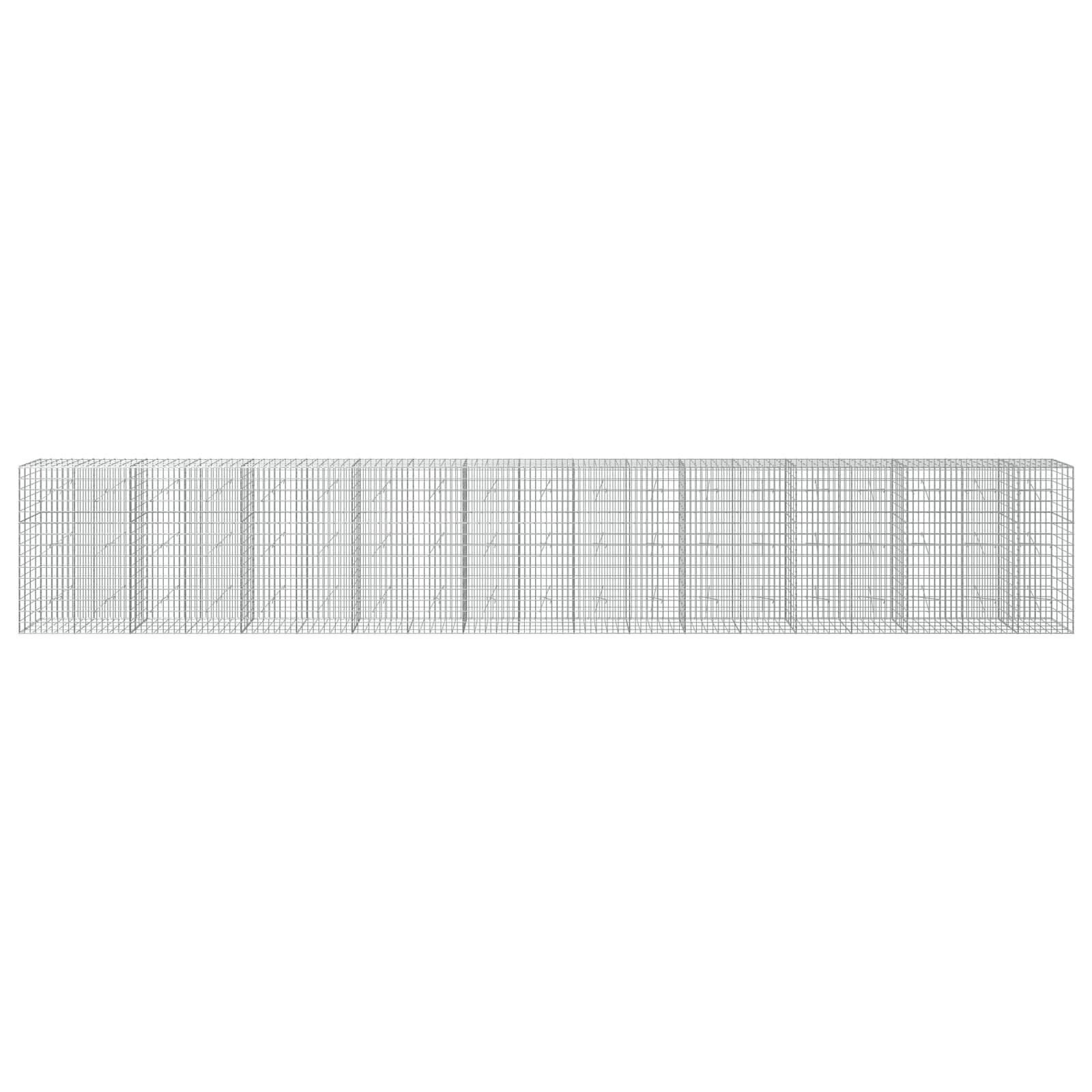 Gabion z 3,5 mm žico in 5x10 cm mrežo 950x20x150 cm