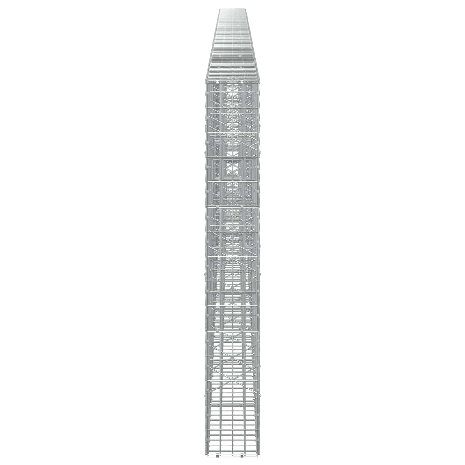 Gabion z 3,5 mm žico in 5x10 cm mrežo 1000x20x150 cm