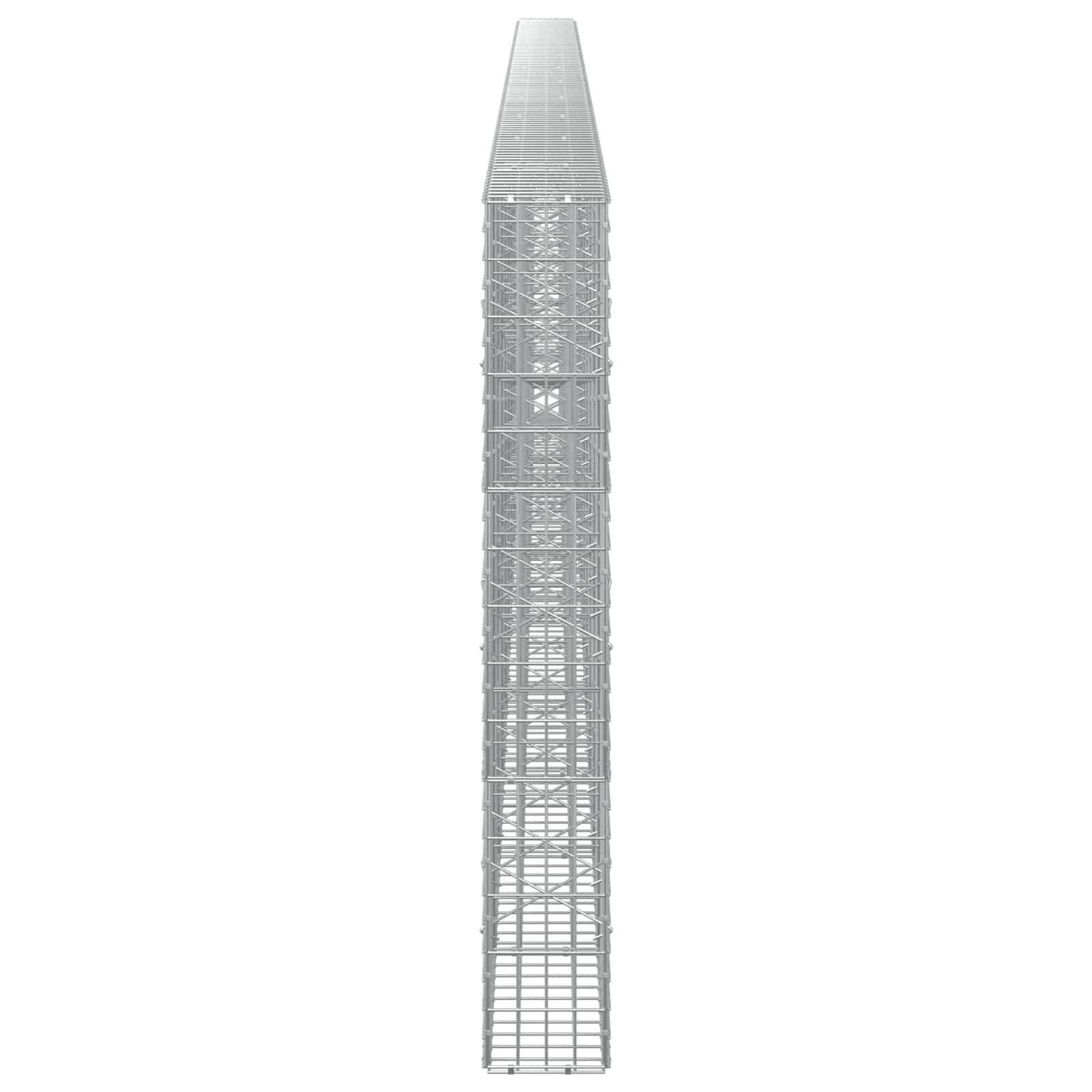 Gabion z 3,5 mm žico in 5x10 cm mrežo 1100x20x150 cm