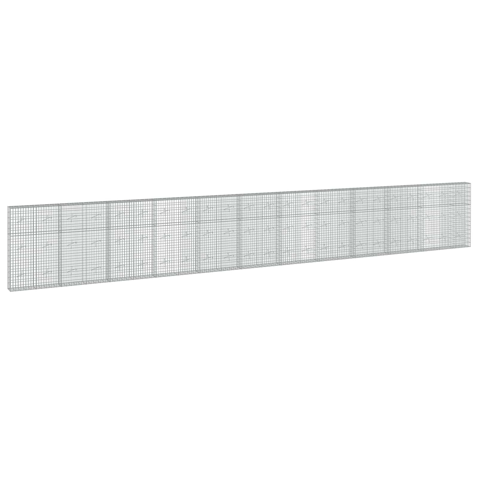 Gabion z 3,5 mm žico in 5x10 cm mrežo 1150x20x150 cm