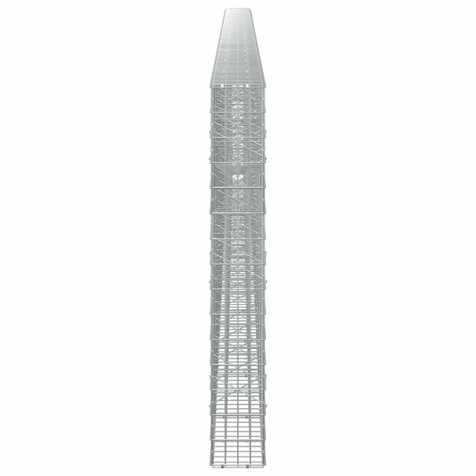 Gabion z 3,5 mm žico in 5x10 cm mrežo 1150x20x150 cm