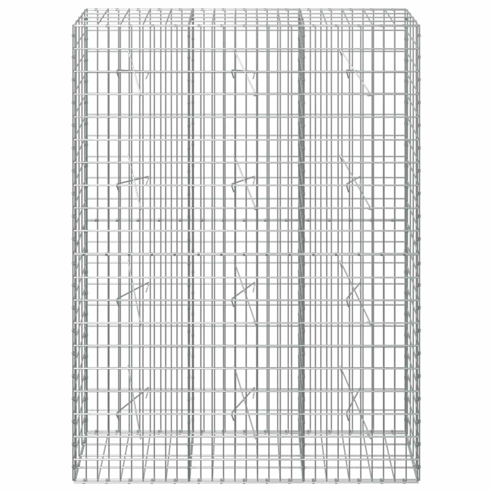 Gabion z 3,5 mm žico in 5x10 cm mrežo 150x20x200 cm