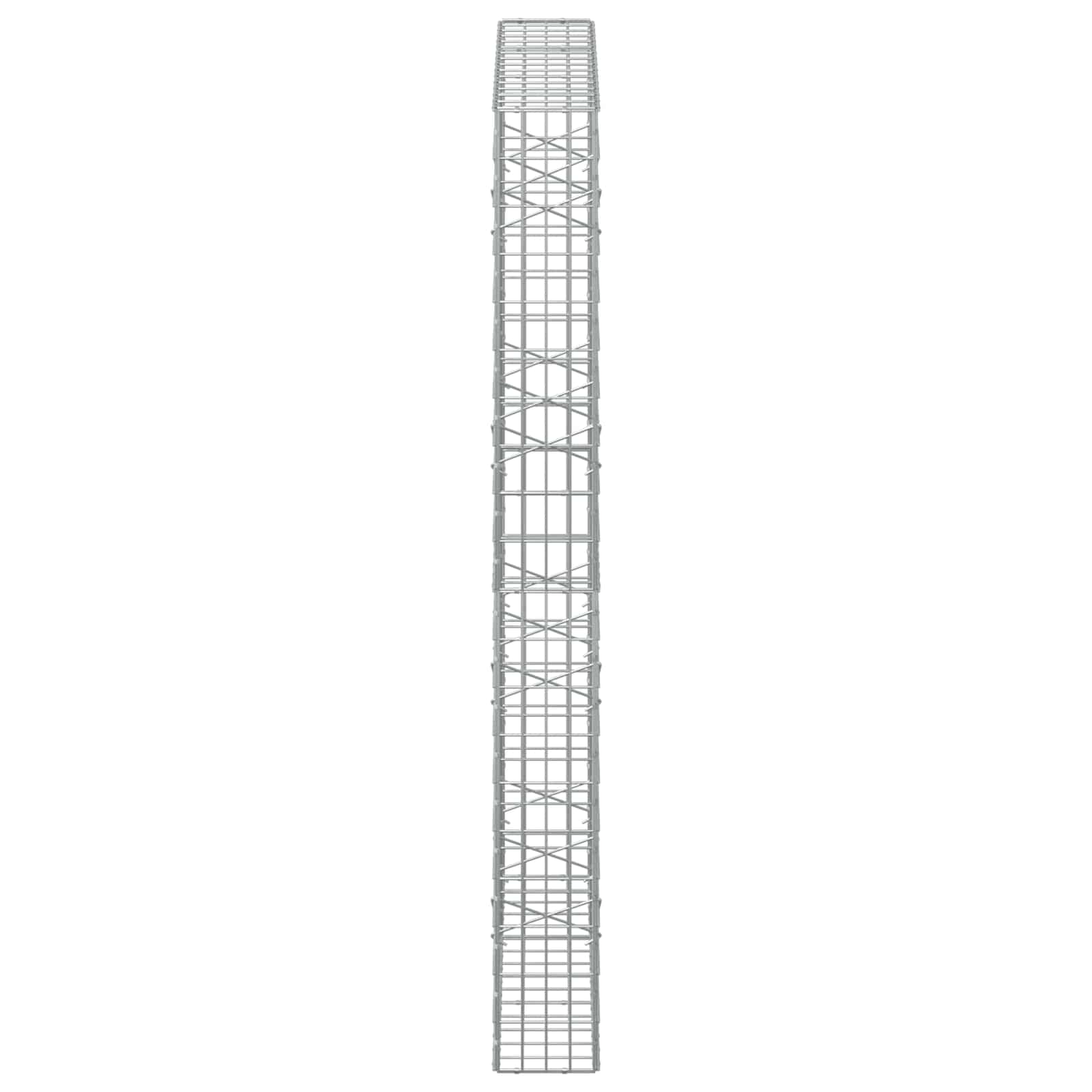 Gabion z 3,5 mm žico in 5x10 cm mrežo 150x20x200 cm