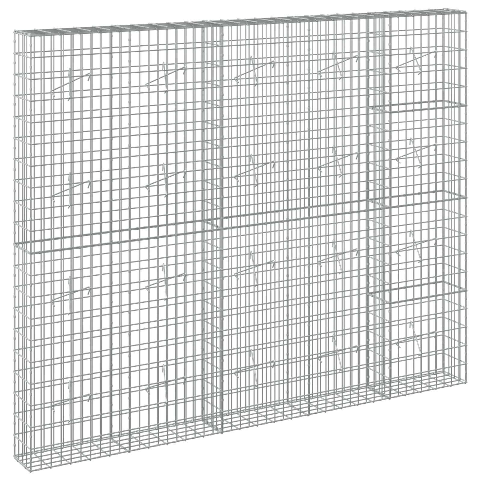 Gabion z 3,5 mm žico in 5x10 cm mrežo 250x20x200 cm