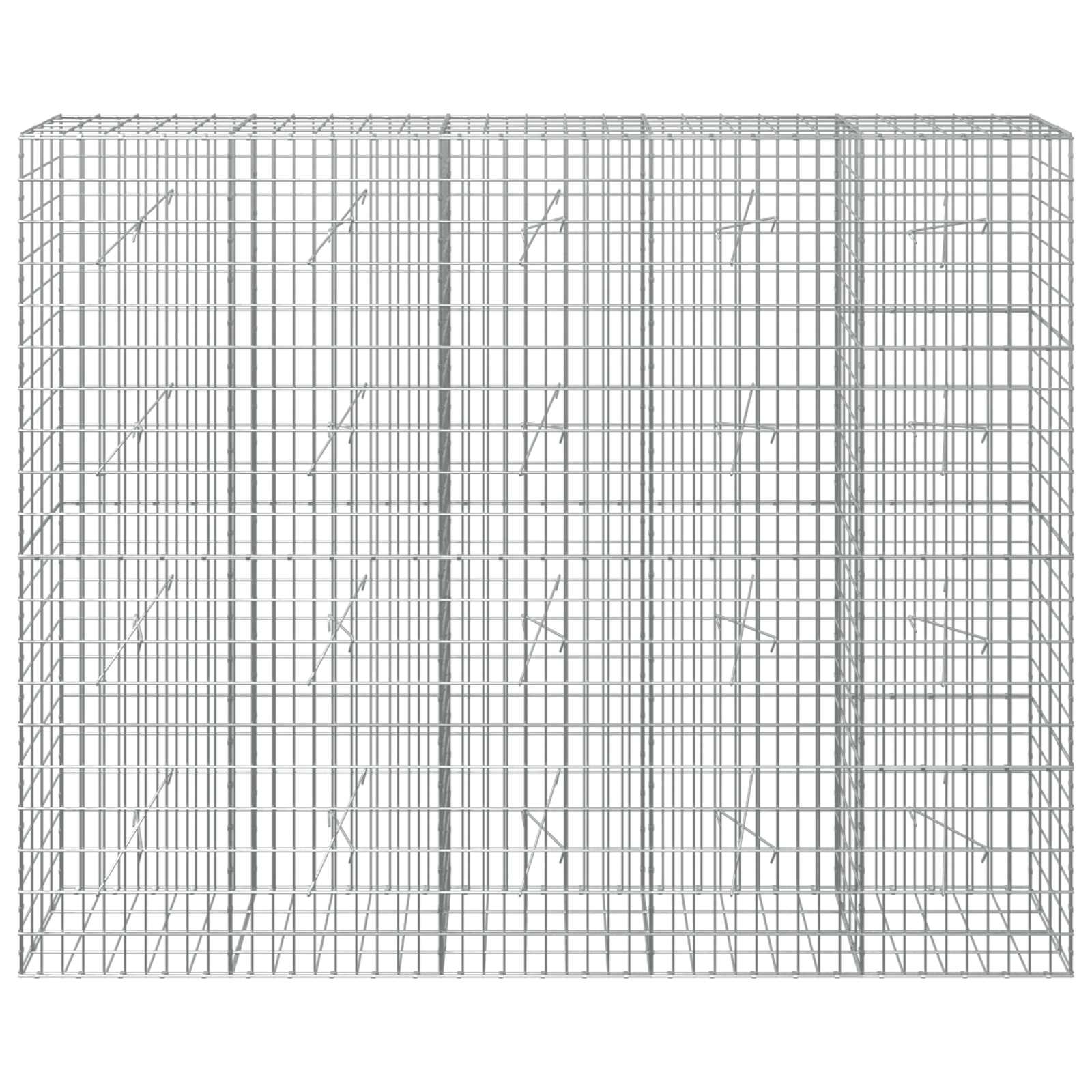 Gabion z 3,5 mm žico in 5x10 cm mrežo 250x20x200 cm