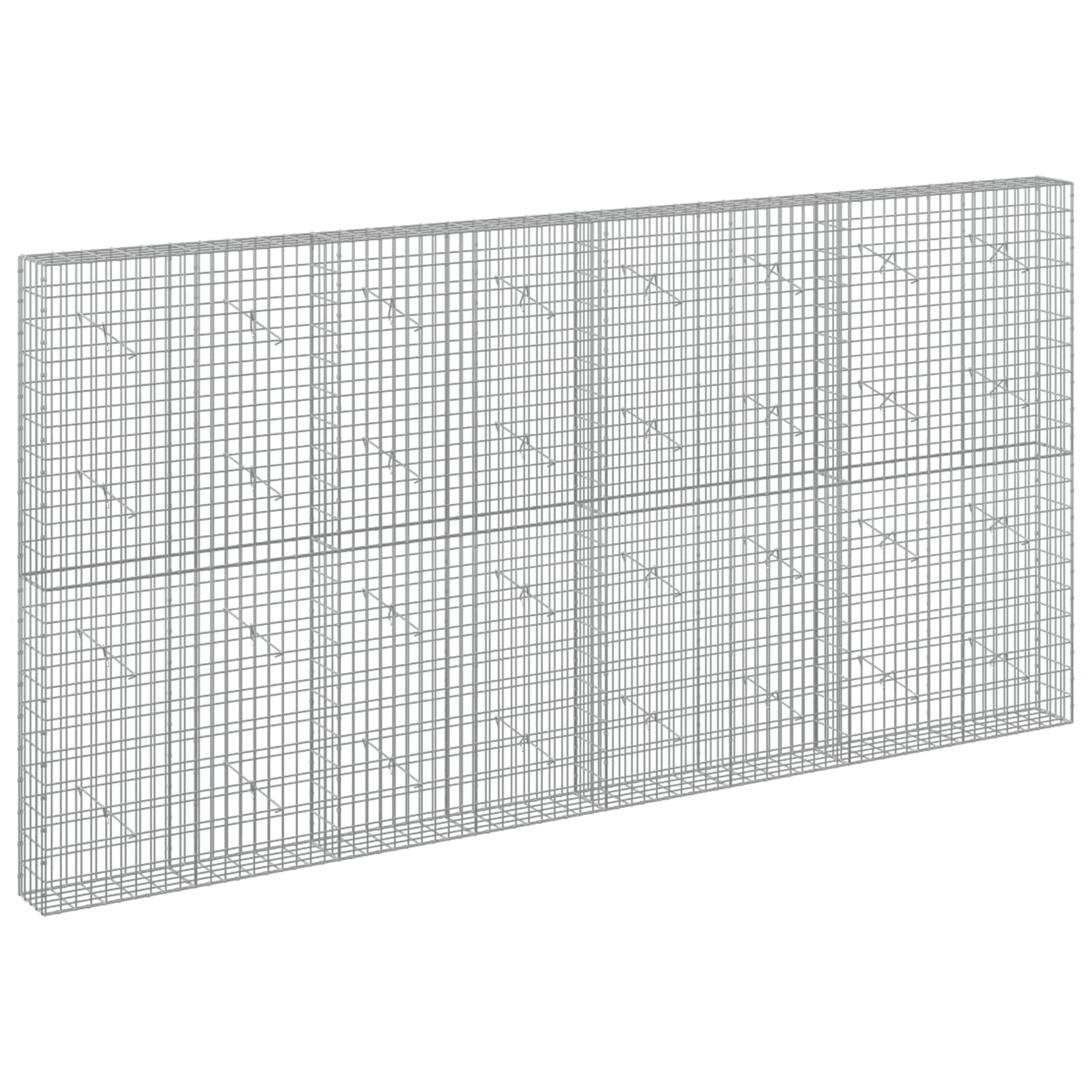 Gabion z 3,5 mm žico in 5x10 cm mrežo 400x20x200 cm