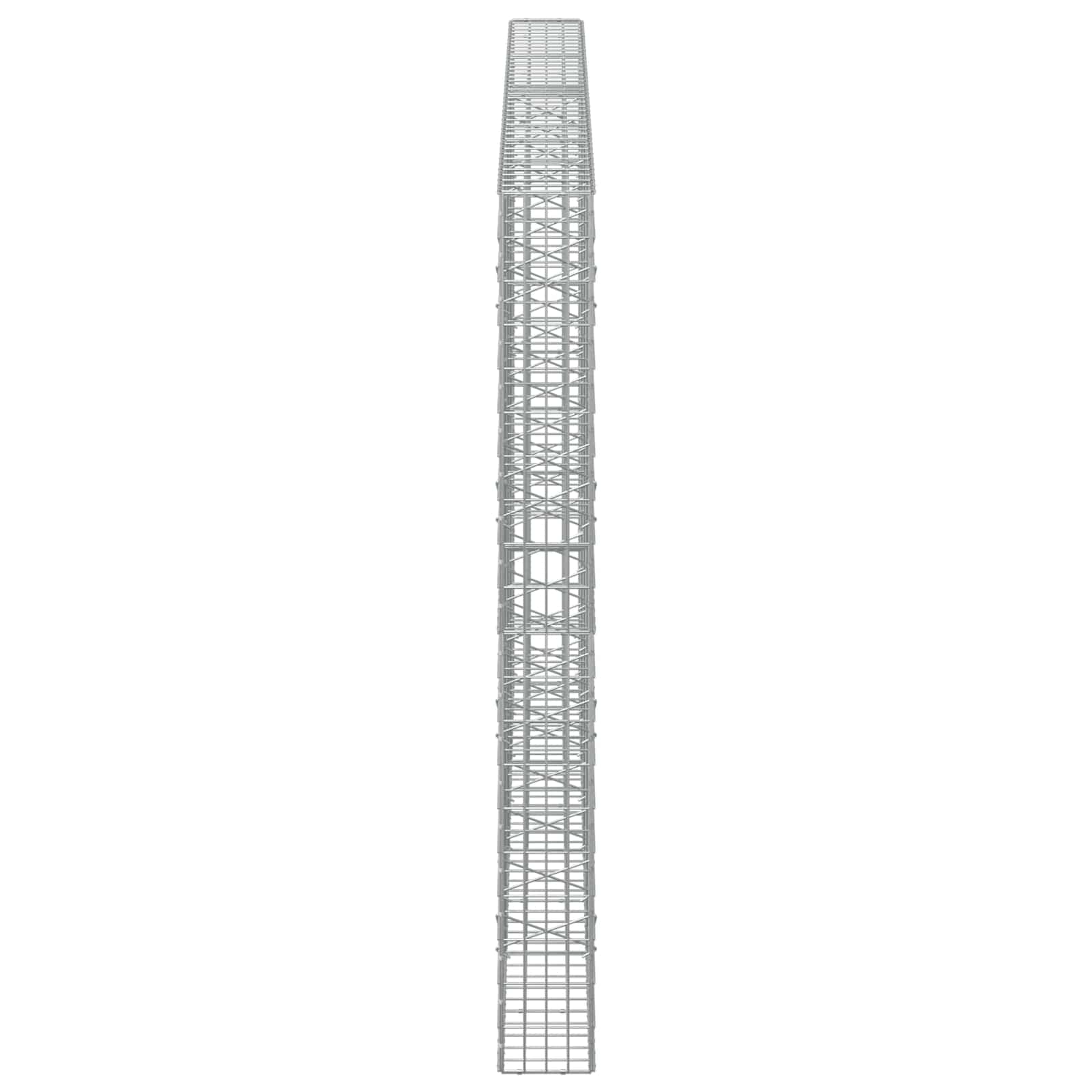 Gabion z 3,5 mm žico in 5x10 cm mrežo 400x20x200 cm