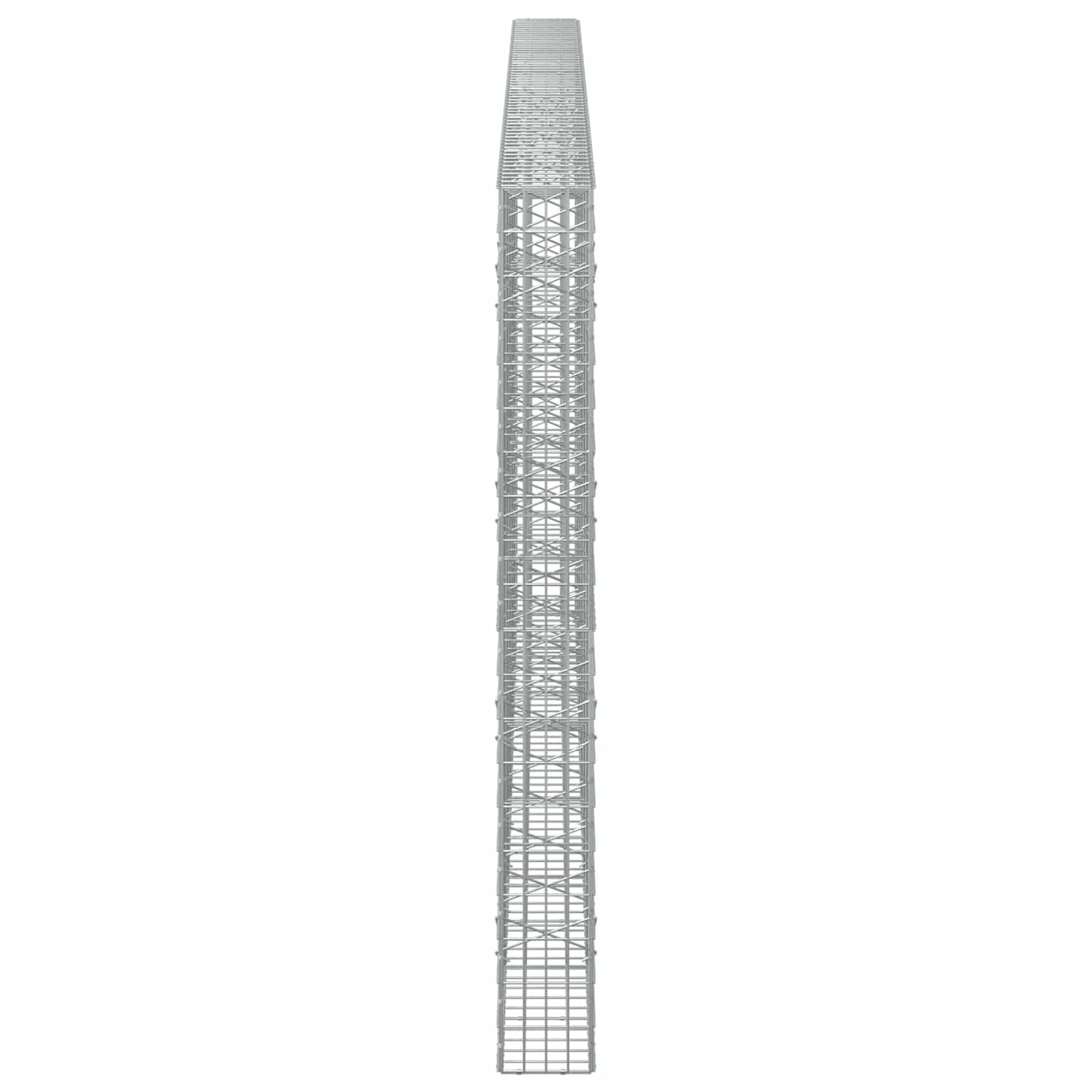 Gabion z 3,5 mm žico in 5x10 cm mrežo 600x20x200 cm