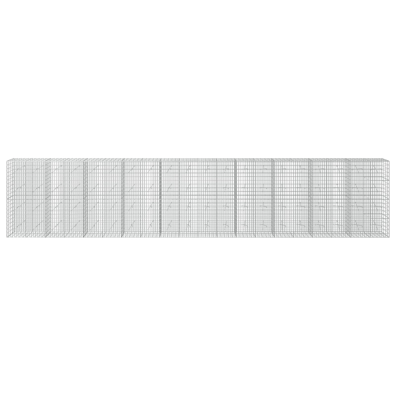 Gabion z 3,5 mm žico in 5x10 cm mrežo 1000x20x200 cm