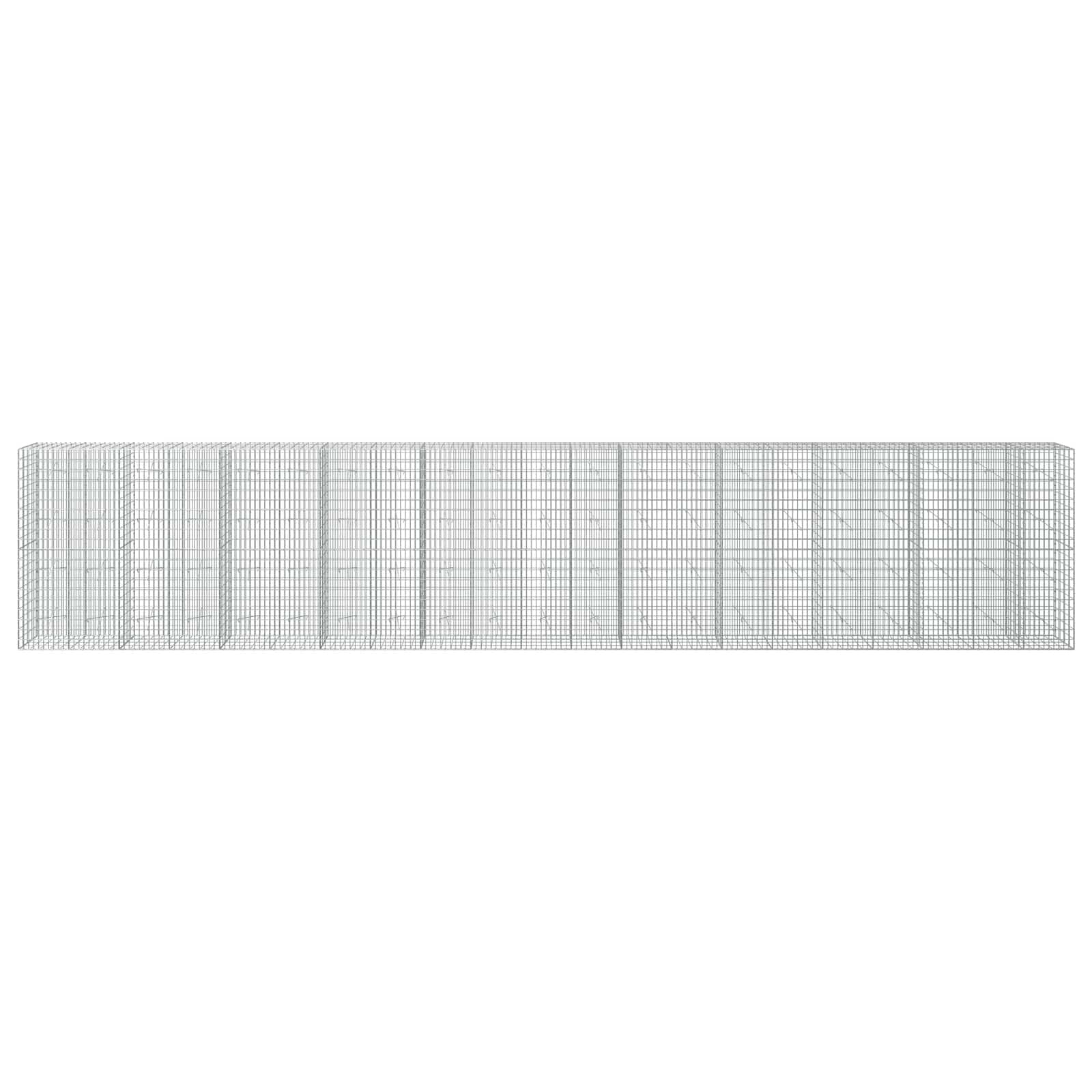 Gabion z 3,5 mm žico in 5x10 cm mrežo 1050x20x200 cm