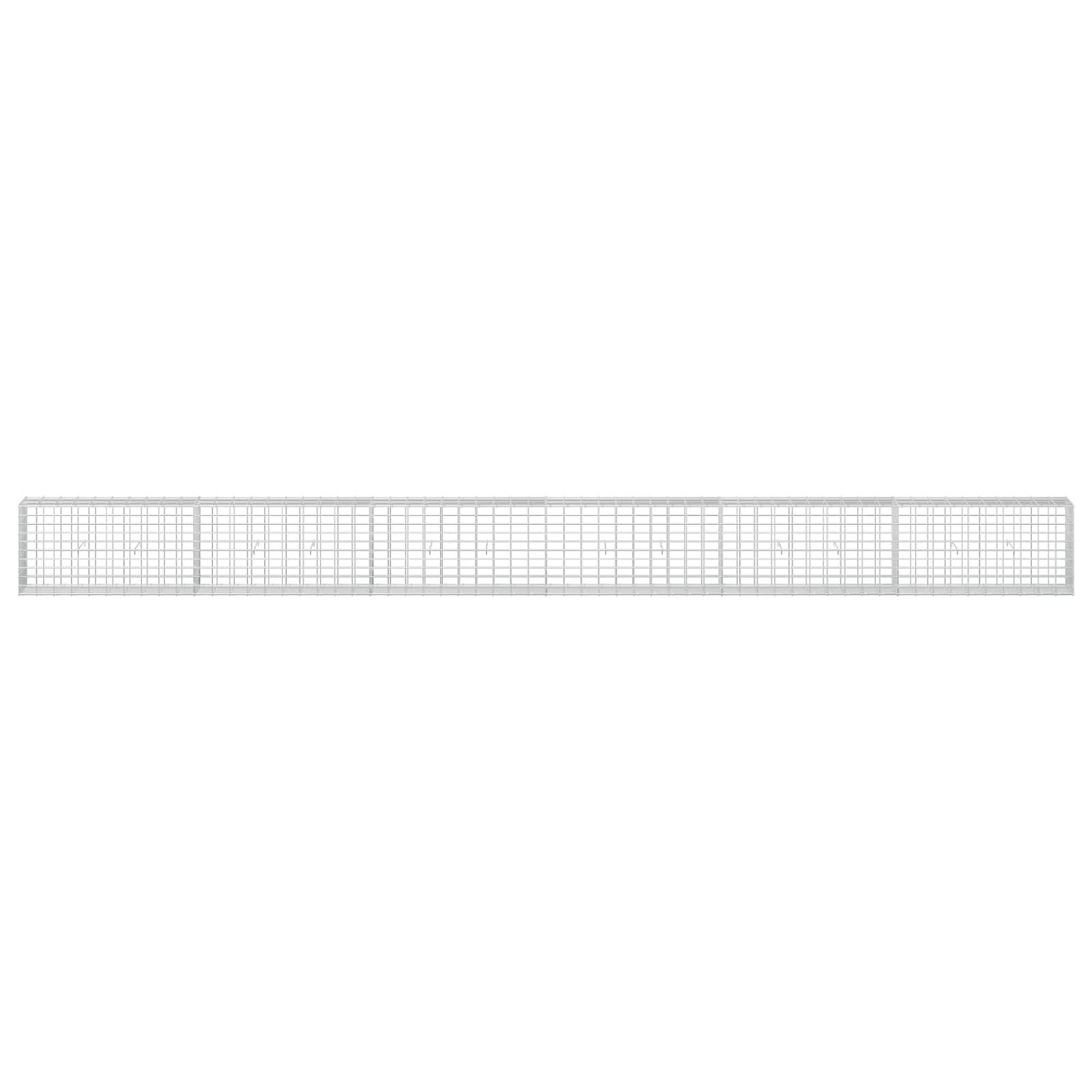 Γκαμπιόν με σύρμα 3,5 mm και πλέγμα 5x10 cm 600x30x50 εκ - Image 3
