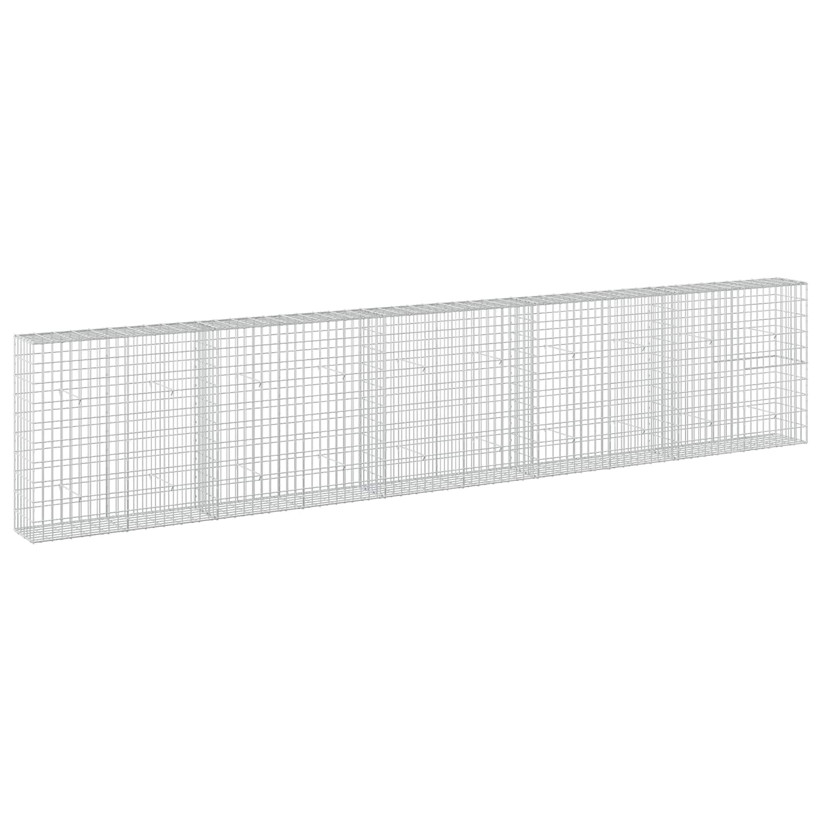 Gabion z 3,5 mm žico in 5x10 cm mrežo 500x30x100 cm