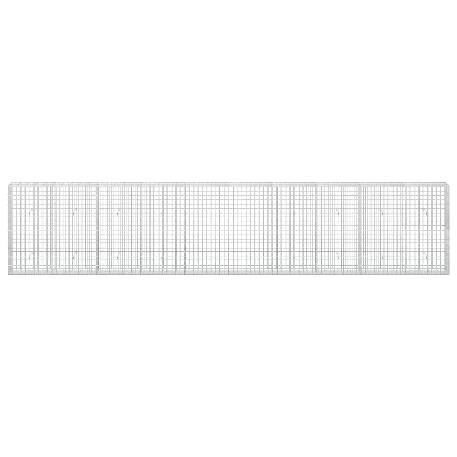 Gabion z 3,5 mm žico in 5x10 cm mrežo 500x30x100 cm