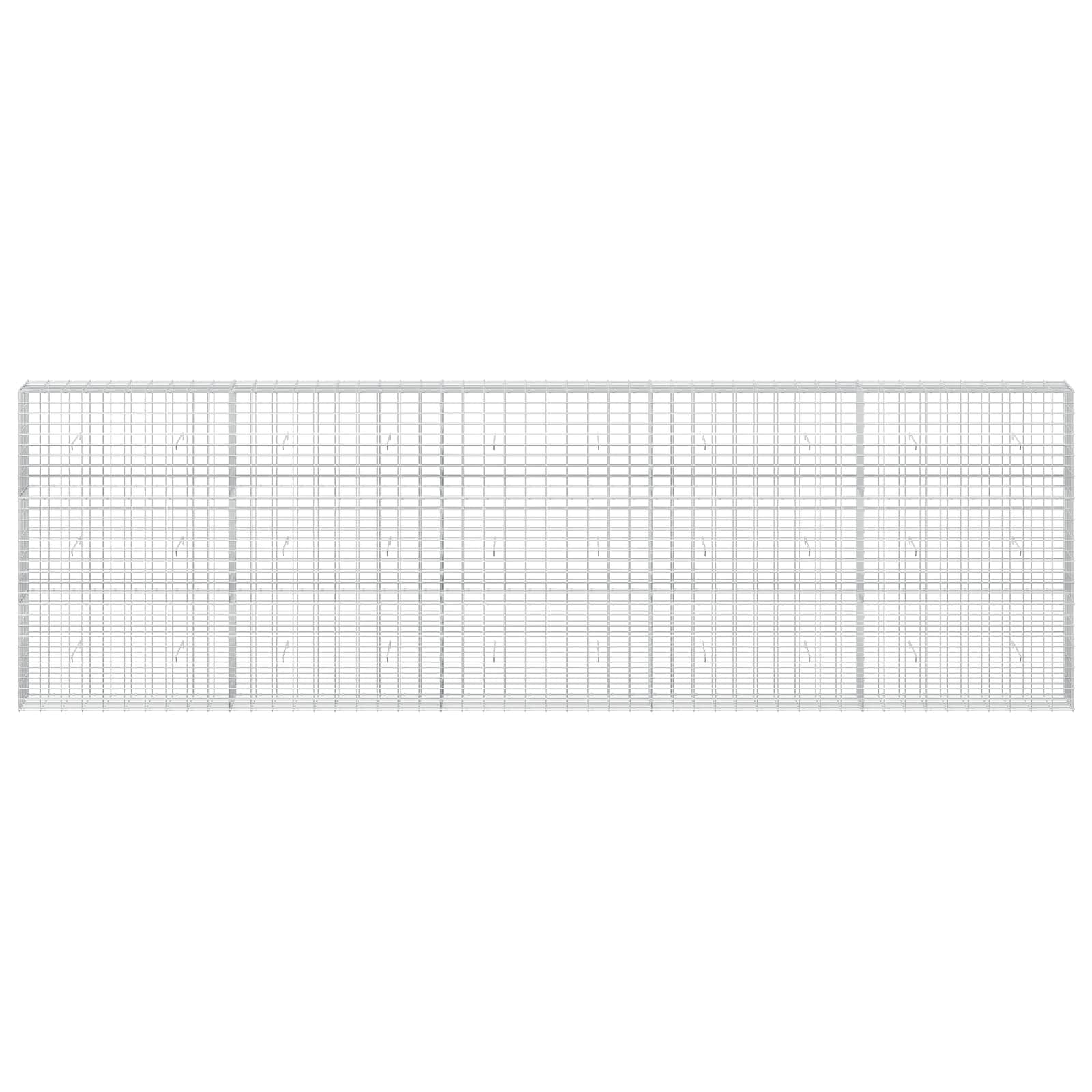 Gabion z 3,5 mm žico in 5x10 cm mrežo 500x30x150 cm
